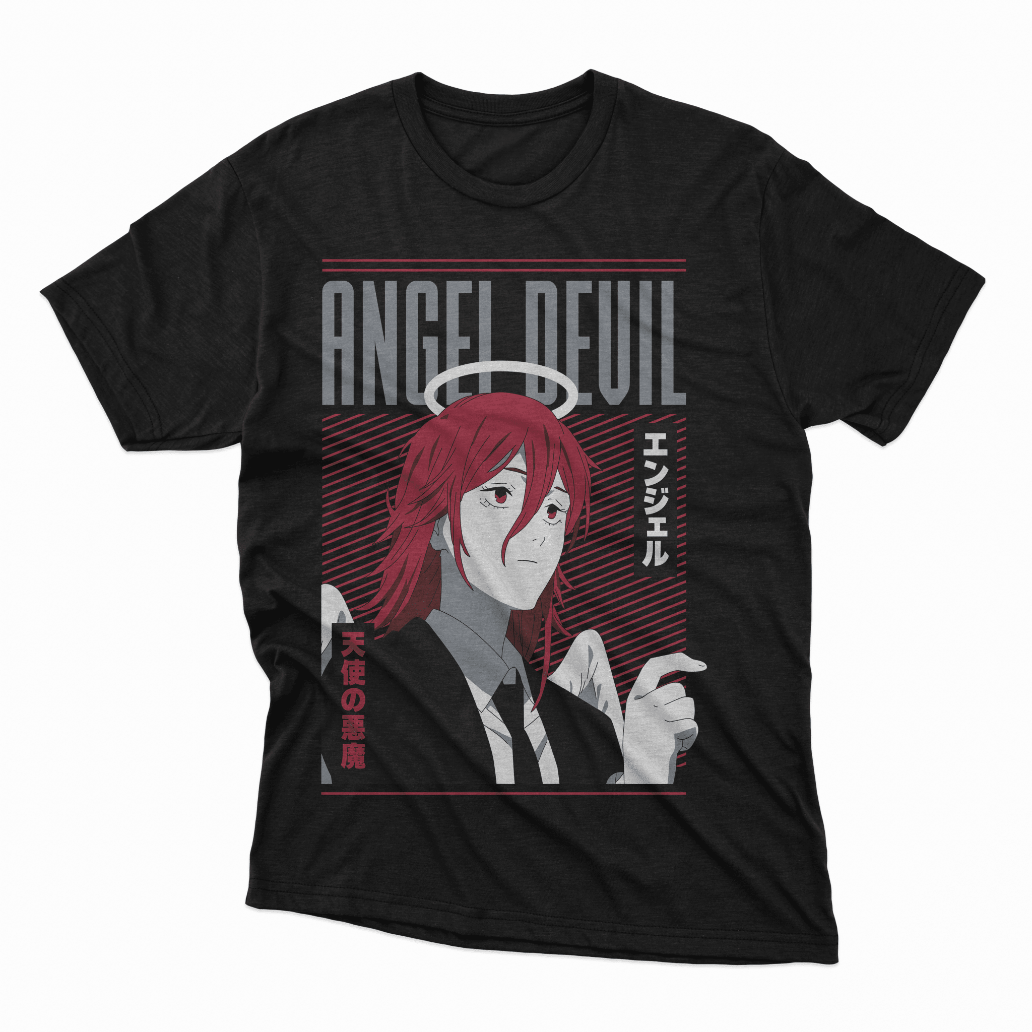 Playera Angel Devil - D1 Corte Regular - Kiracases by Pulso creativo