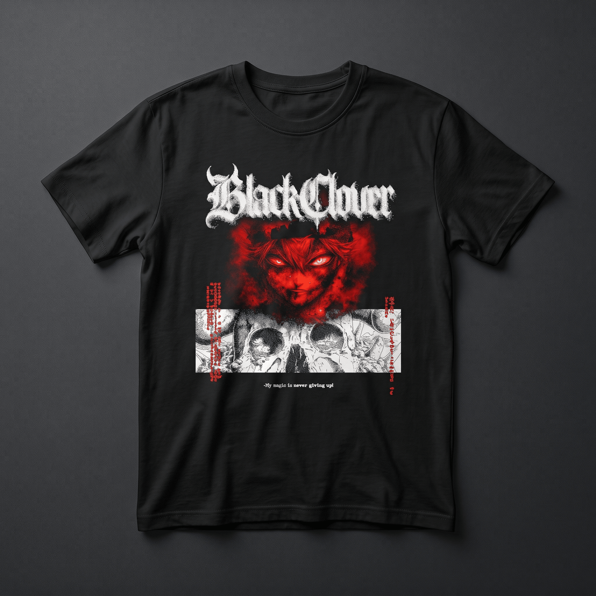 Playera Asta - Black Clover Diseño 2 - Kiracases by Pulso creativo