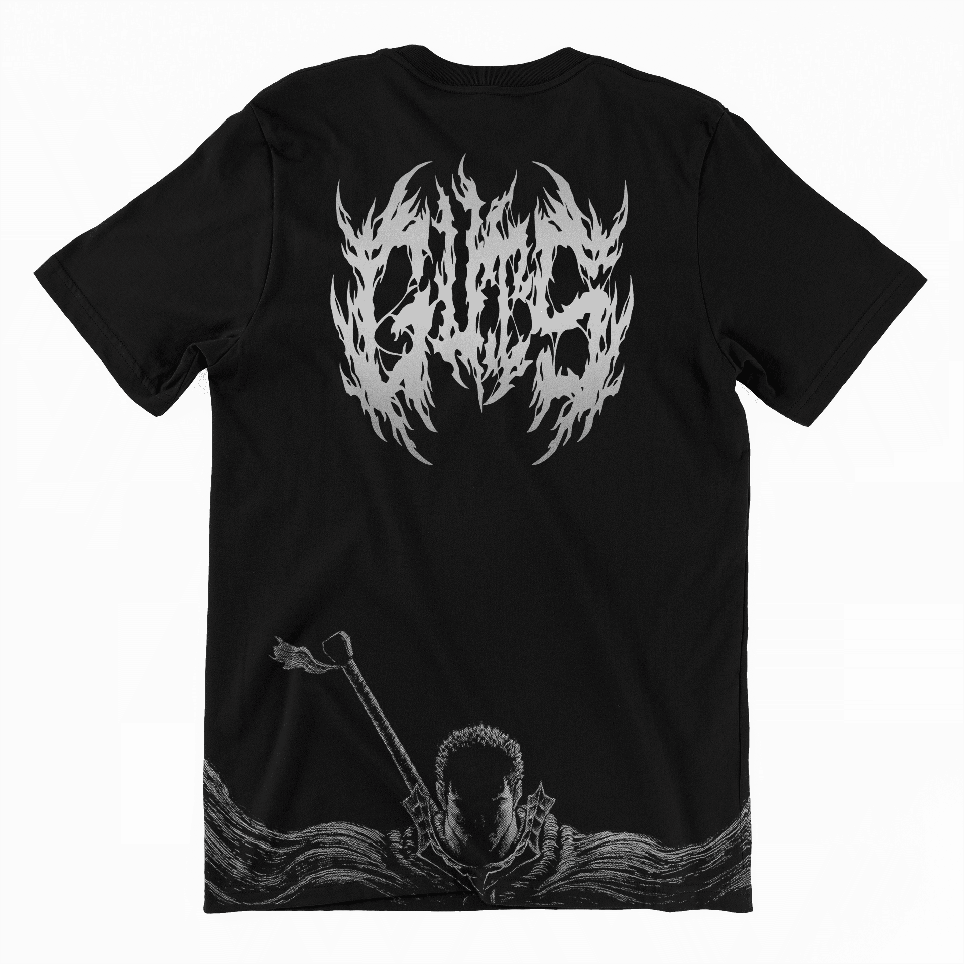 Playera Back Berserk Corte Regular - Kiracases by Pulso creativo