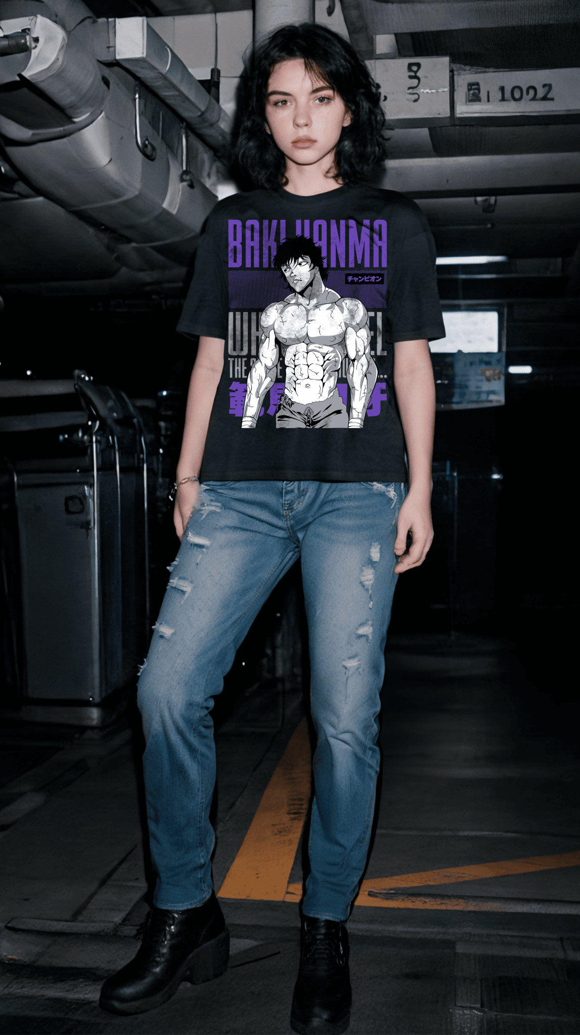 Playera Baki Hanma - D2 (Corte Overzise y Corte Regular) - Kiracases by Pulso creativo