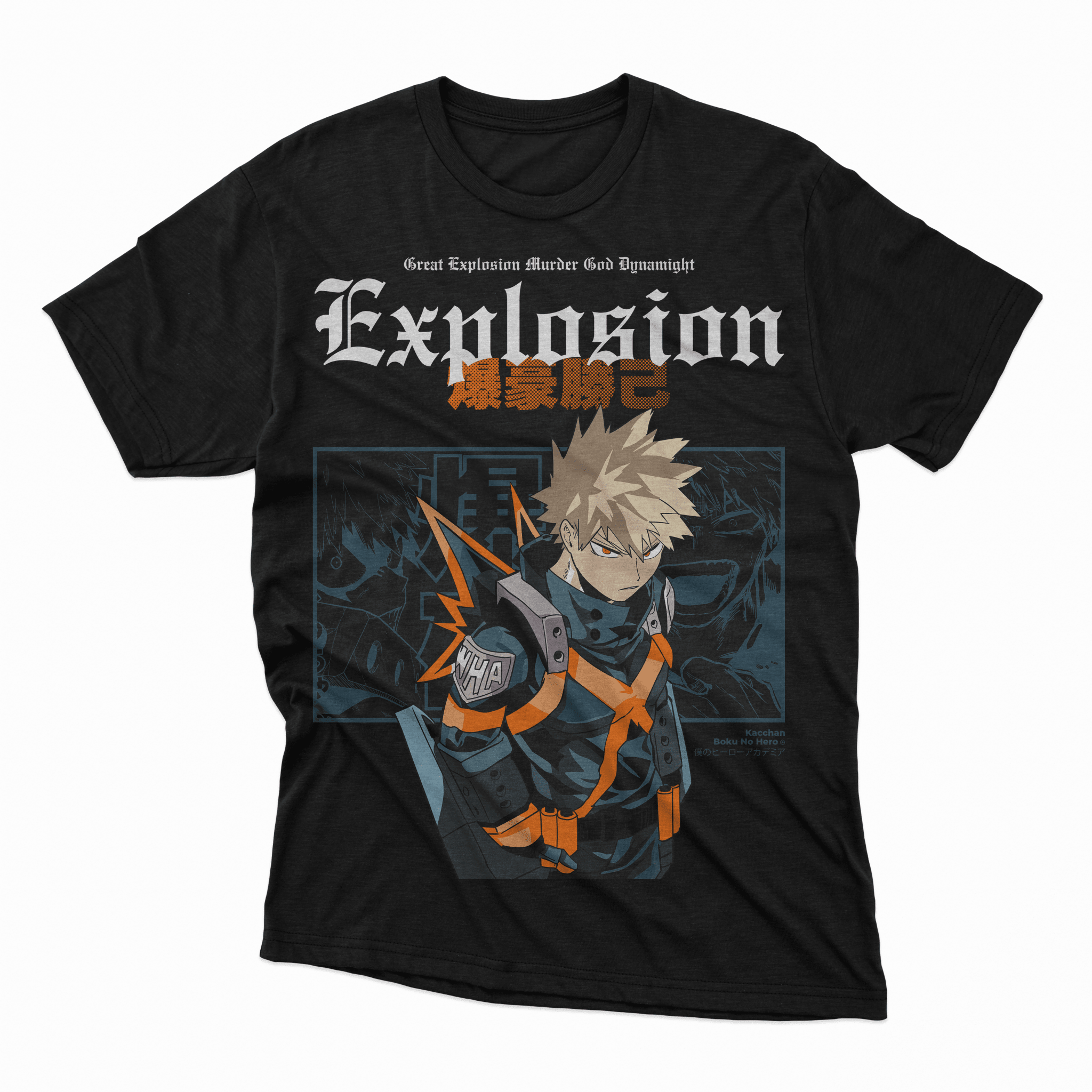 Playera Bakugo - D1 (Corte Overzise y Corte Regular) - Kiracases by Pulso creativo
