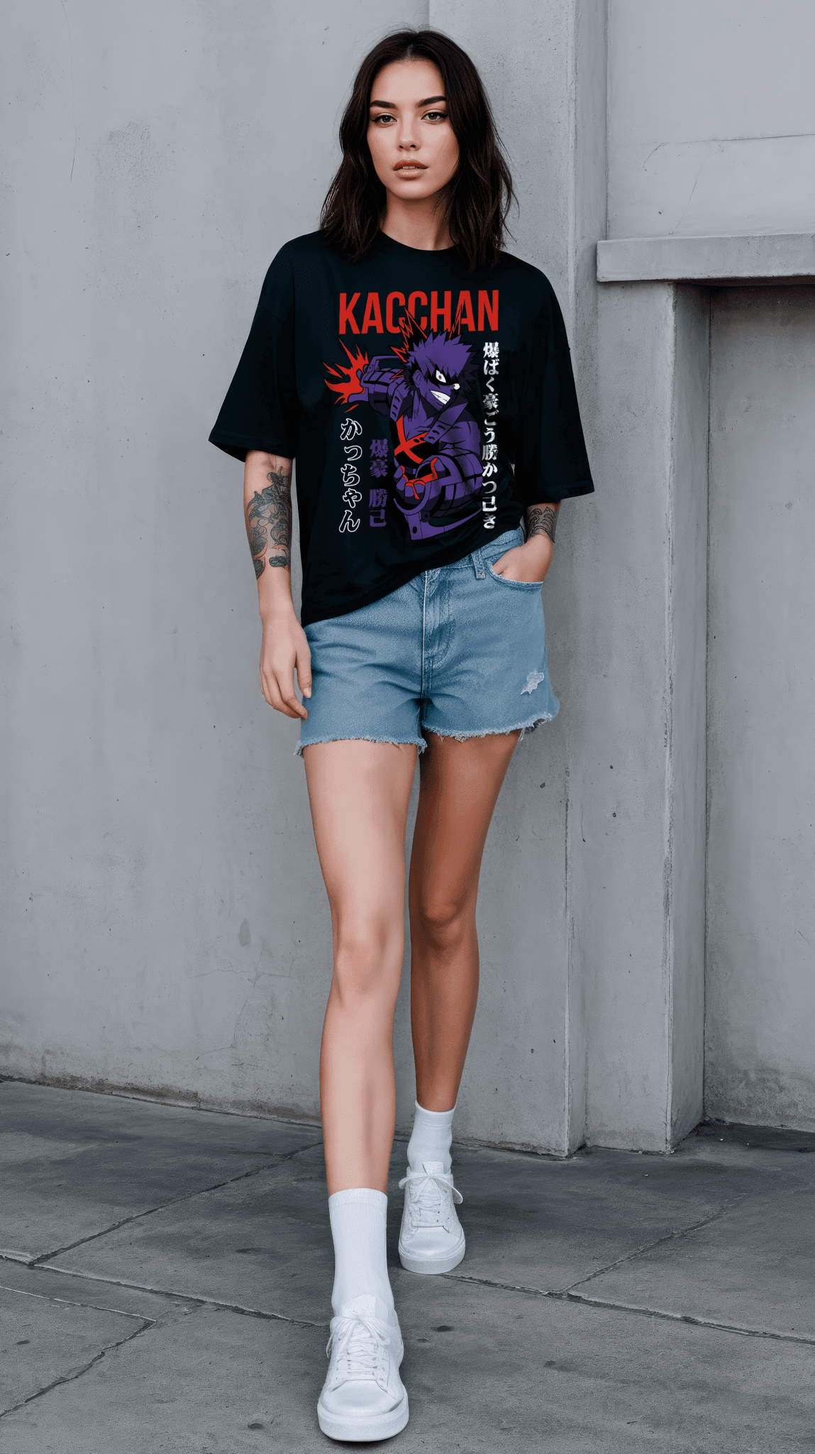 Playera Bakugo - D4 Corte Regular - Kiracases by Pulso creativo