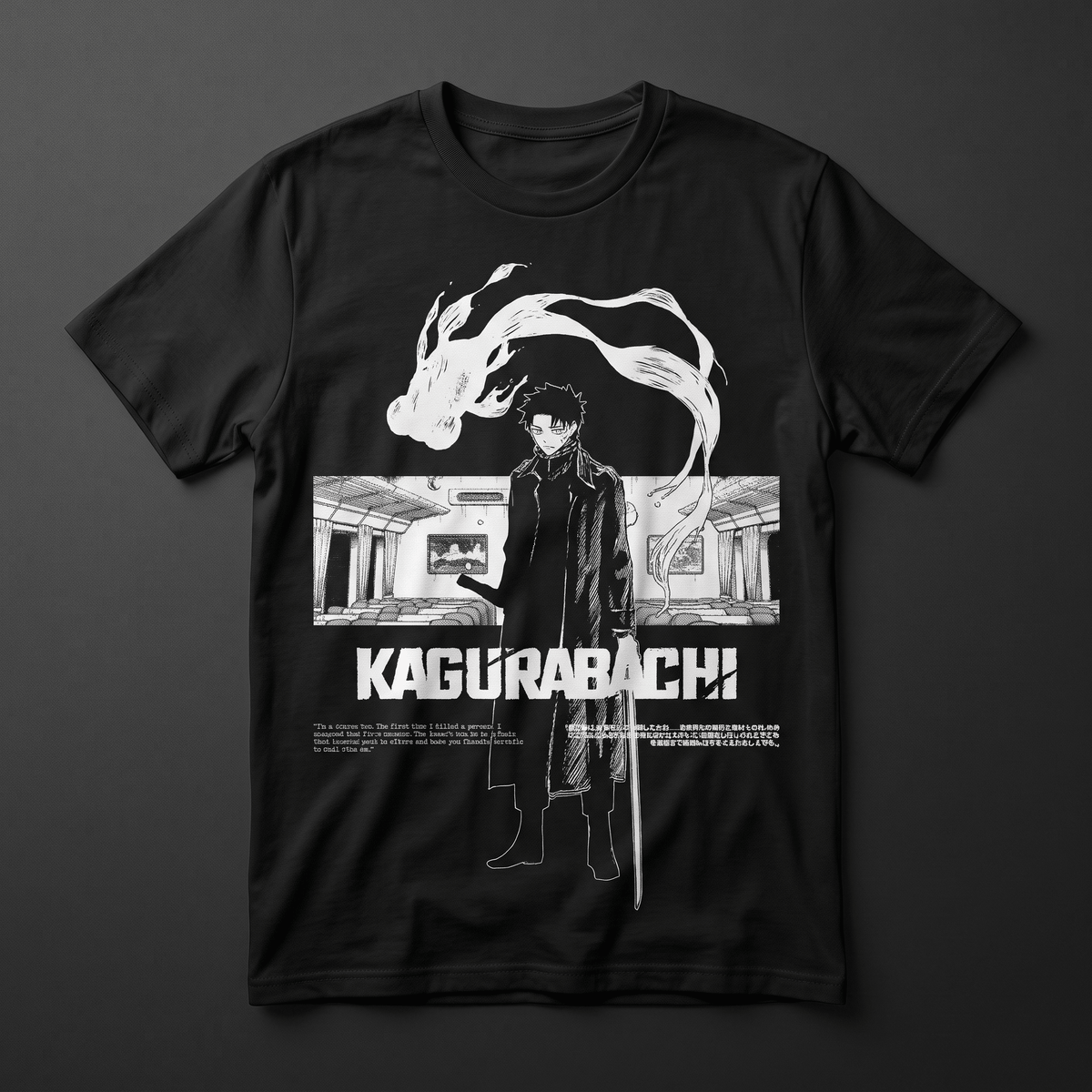 Playera Chihiro Rokuhira - Kagurabachi Diseño 2 - Kiracases by Pulso creativo