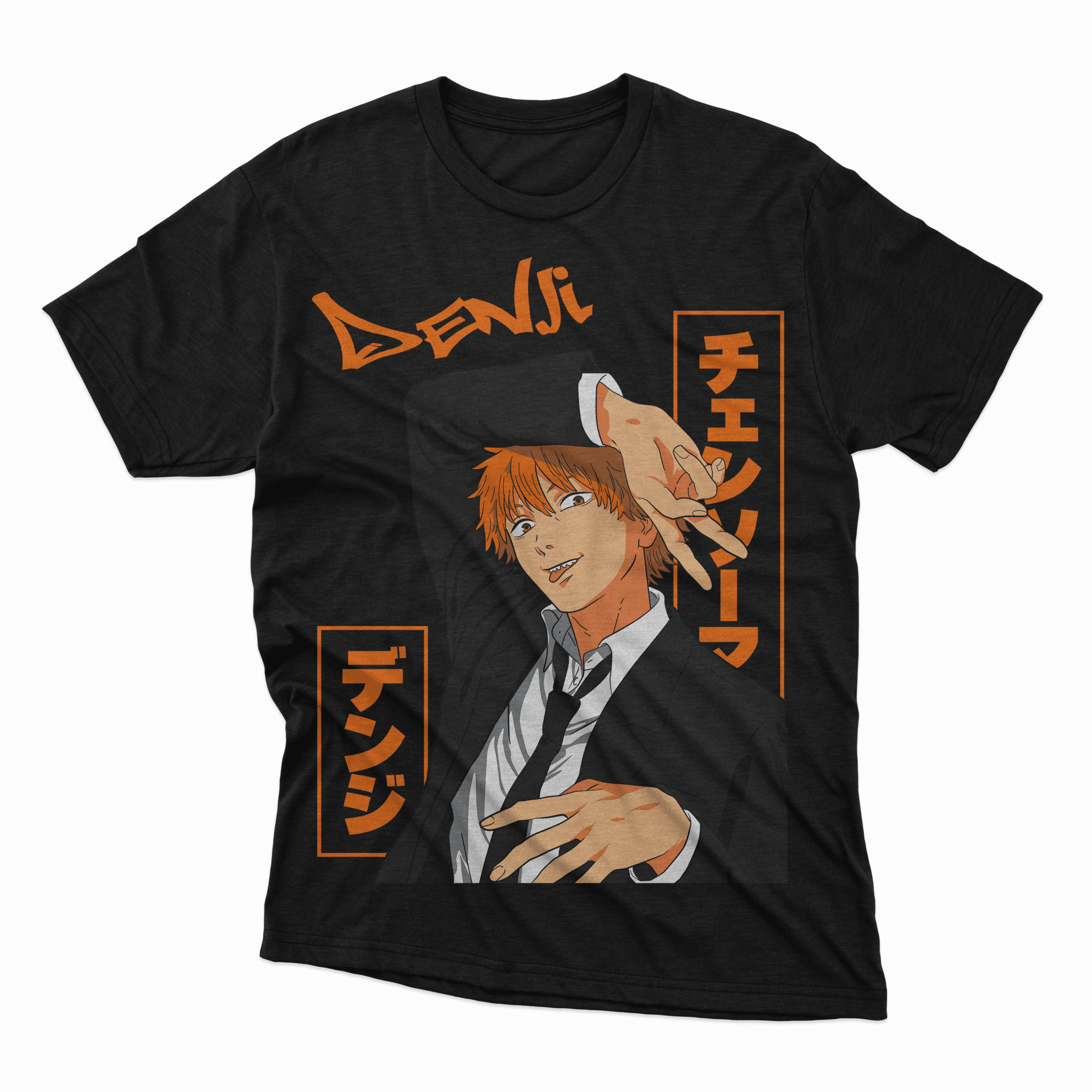 Playera Denji - D1 (Corte Overzise y Corte Regular) - Kiracases by Pulso creativo