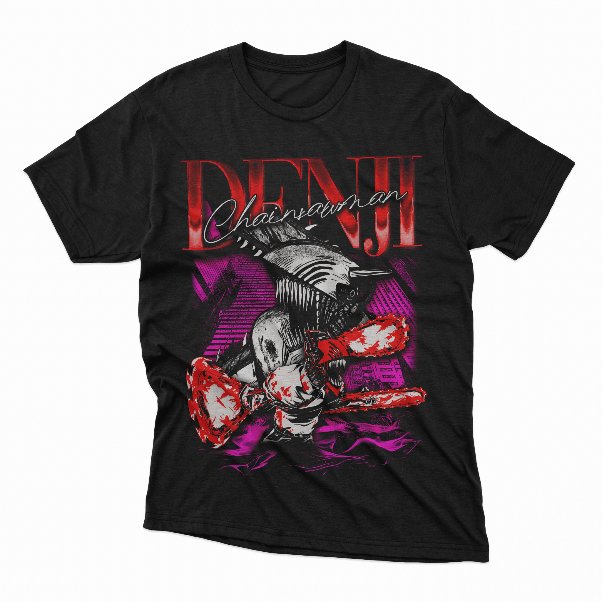 Playera Denji - D68 Corte Regular - Kiracases by Pulso creativo
