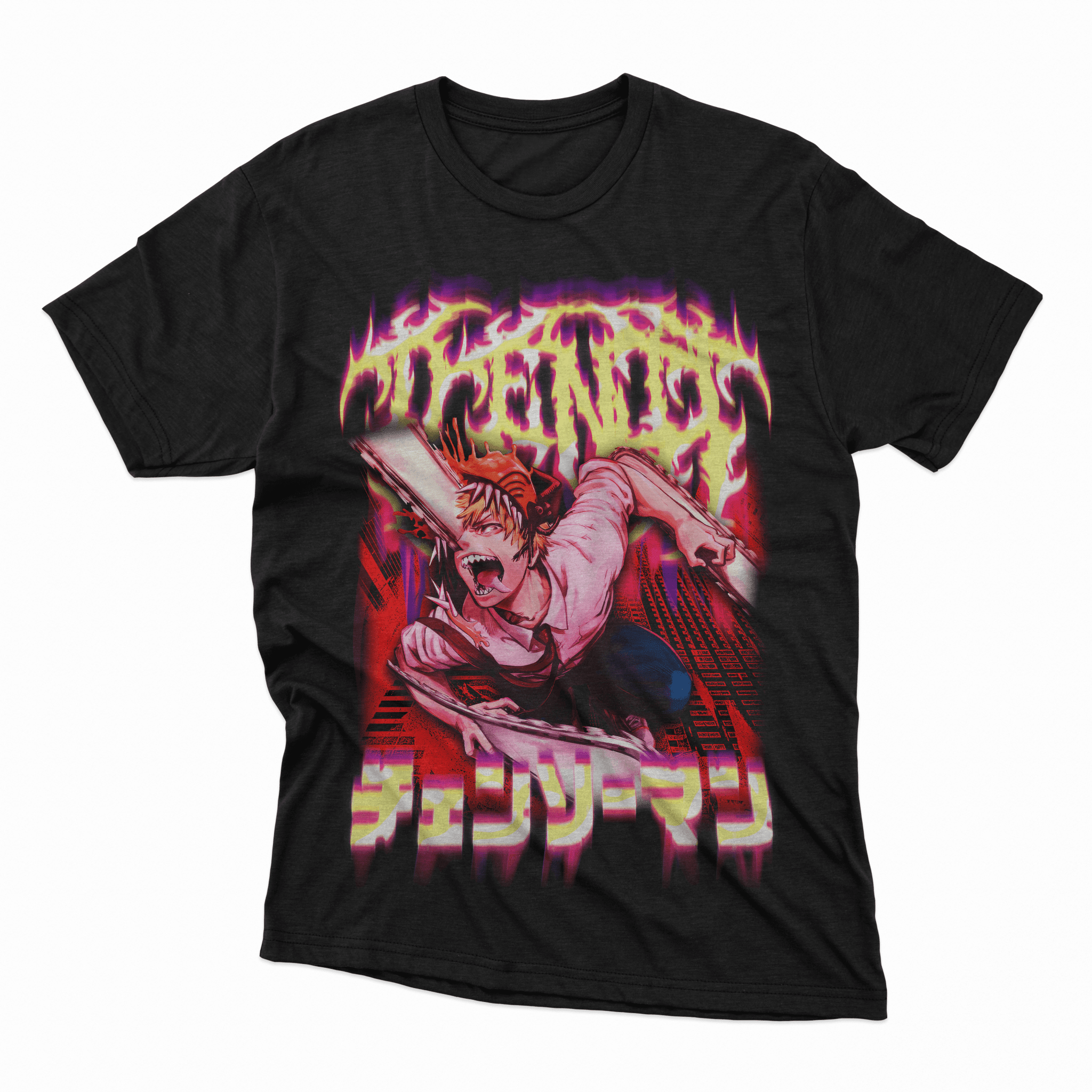 Playera Denji - D9 Corte Regular - Kiracases by Pulso creativo