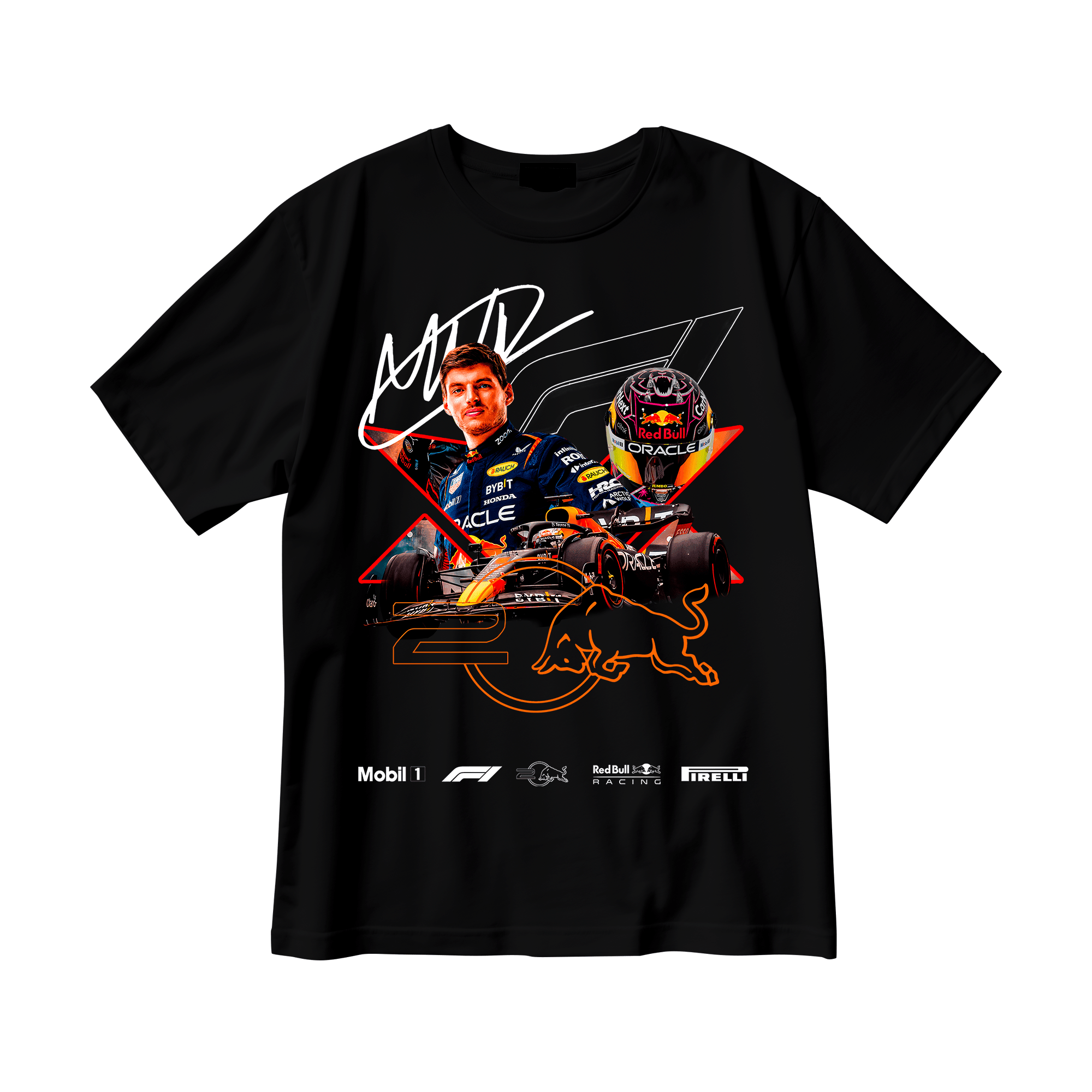 Playera F1 Max Verstappen Corte Regular - Kiracases by Pulso creativo