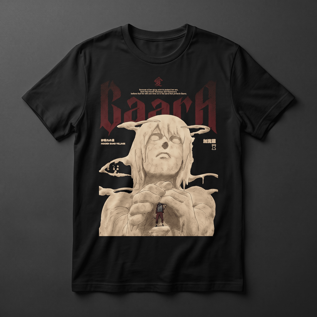Playera Gaara - Naruto - Kiracases by Pulso creativo