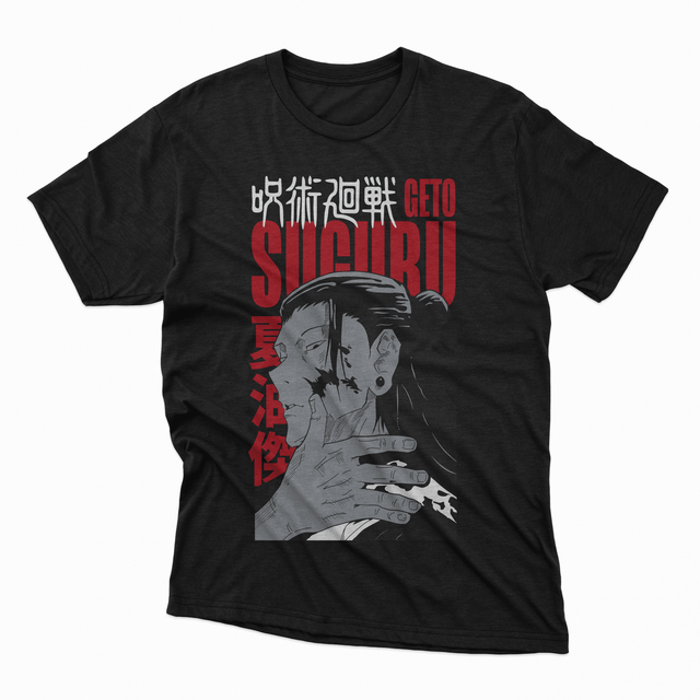 Playera Geto Suguru - D2 Corte Regular - Kiracases by Pulso creativo