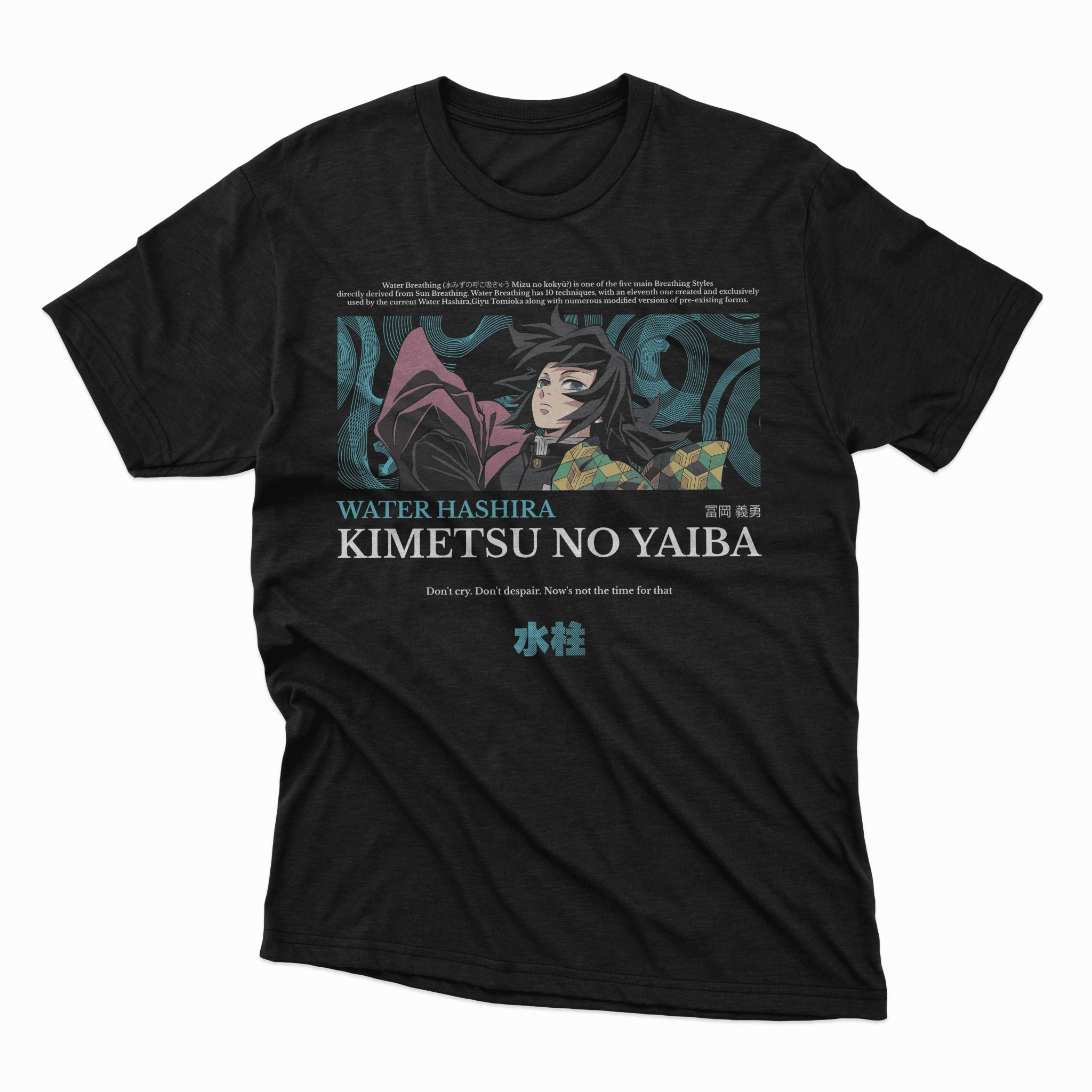 Playera Giyu Tomioka - D1 Corte Regular - Kiracases by Pulso creativo