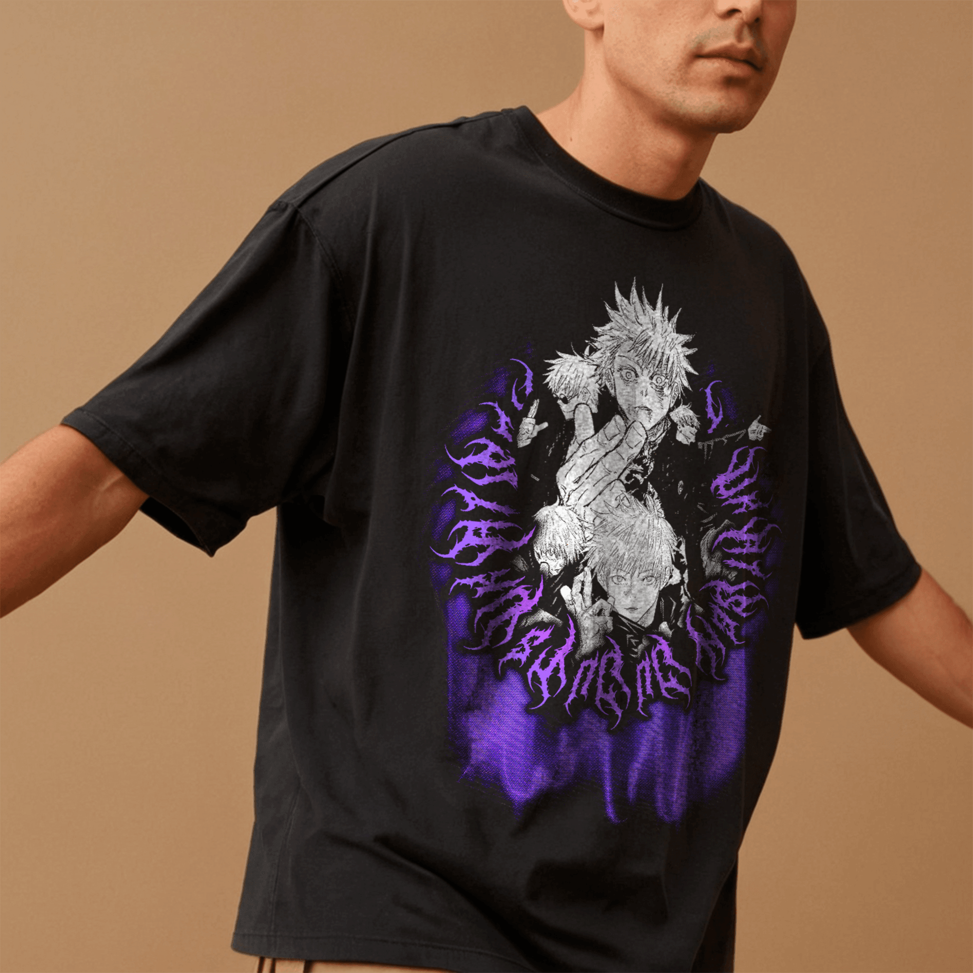 Playera Gojo Curse Circle Corte Regular - Kiracases by Pulso creativo