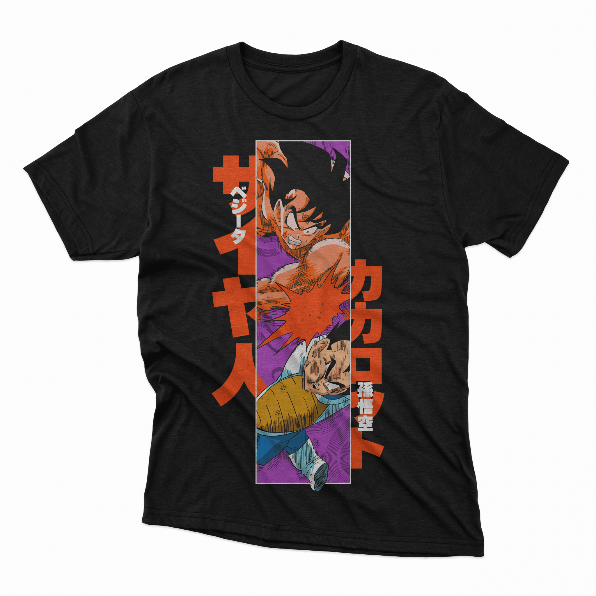 Playera Goku x Vegeta - D1 (Corte Overzise y Corte Regular) - Kiracases by Pulso creativo