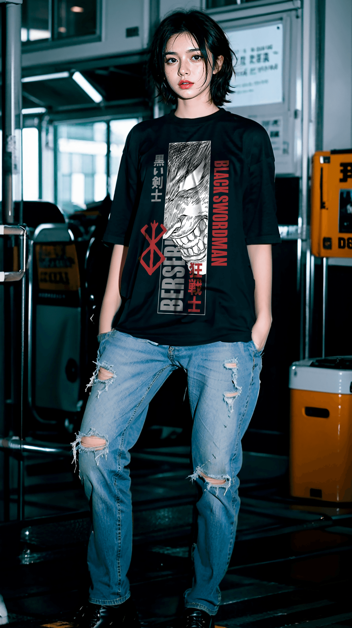 Playera Guts - D1 (Corte Overzise y Corte Regular) - Kiracases by Pulso creativo