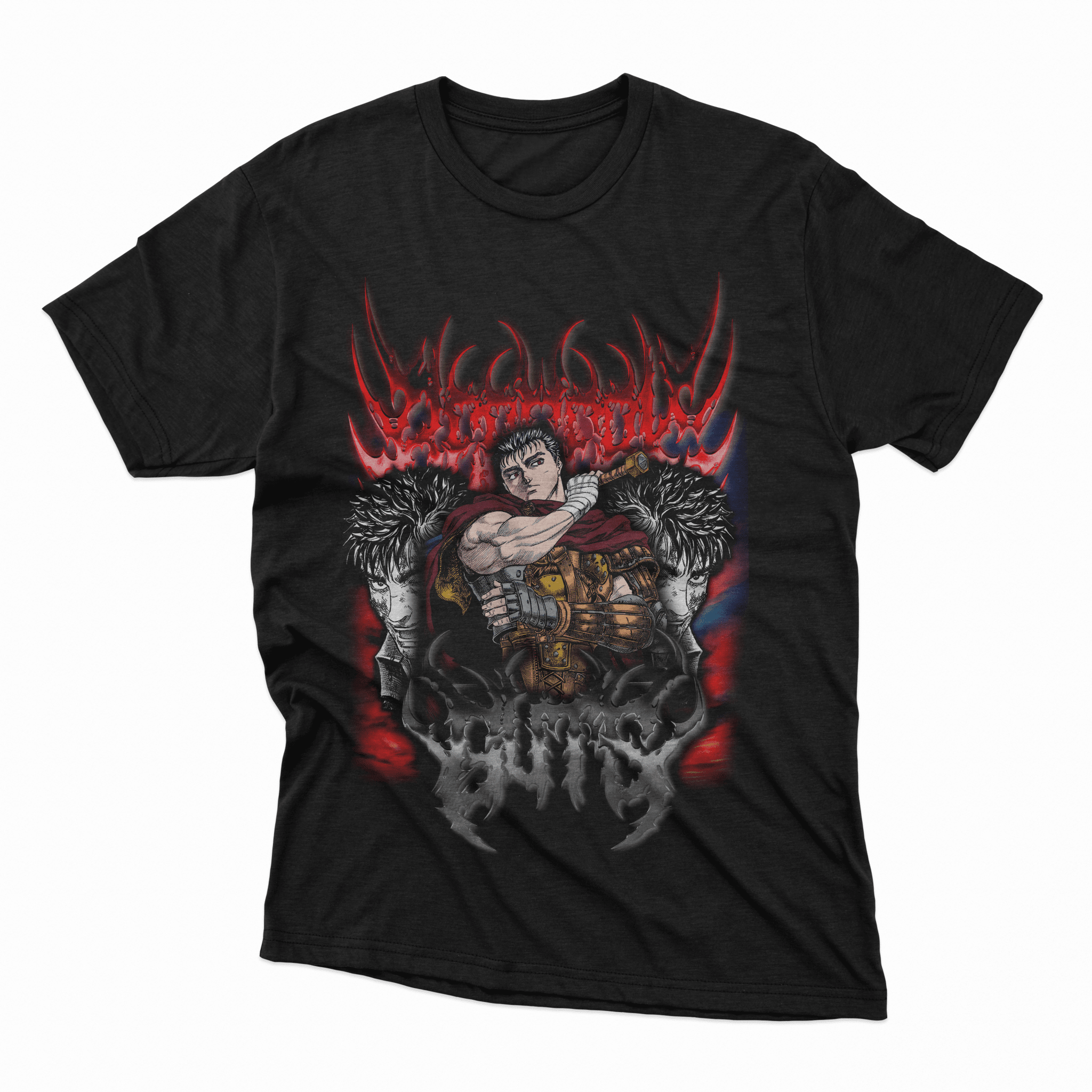 Playera GUTS - D8 Corte Regular - Kiracases by Pulso creativo
