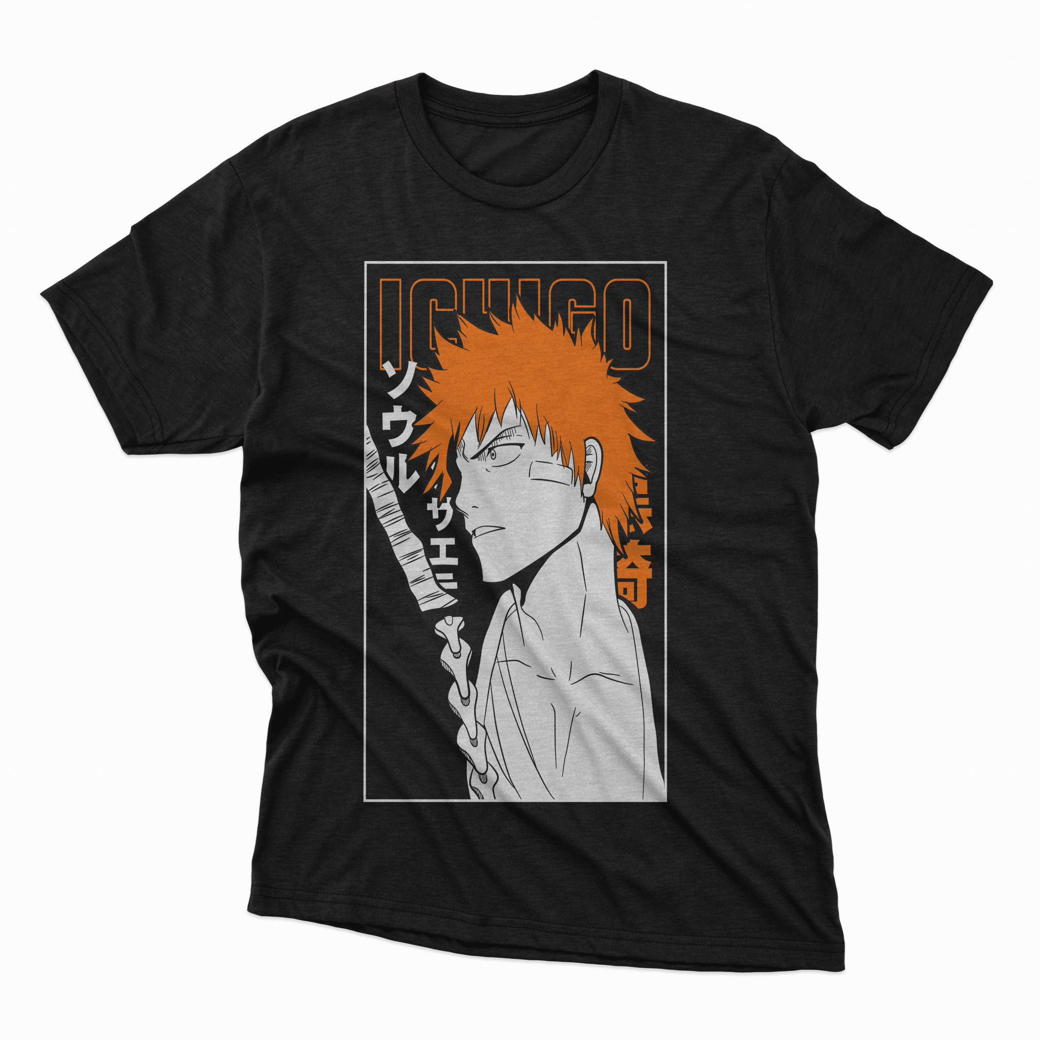 Playera Ichigo - D1 (Corte Overzise y Corte Regular) - Kiracases by Pulso creativo
