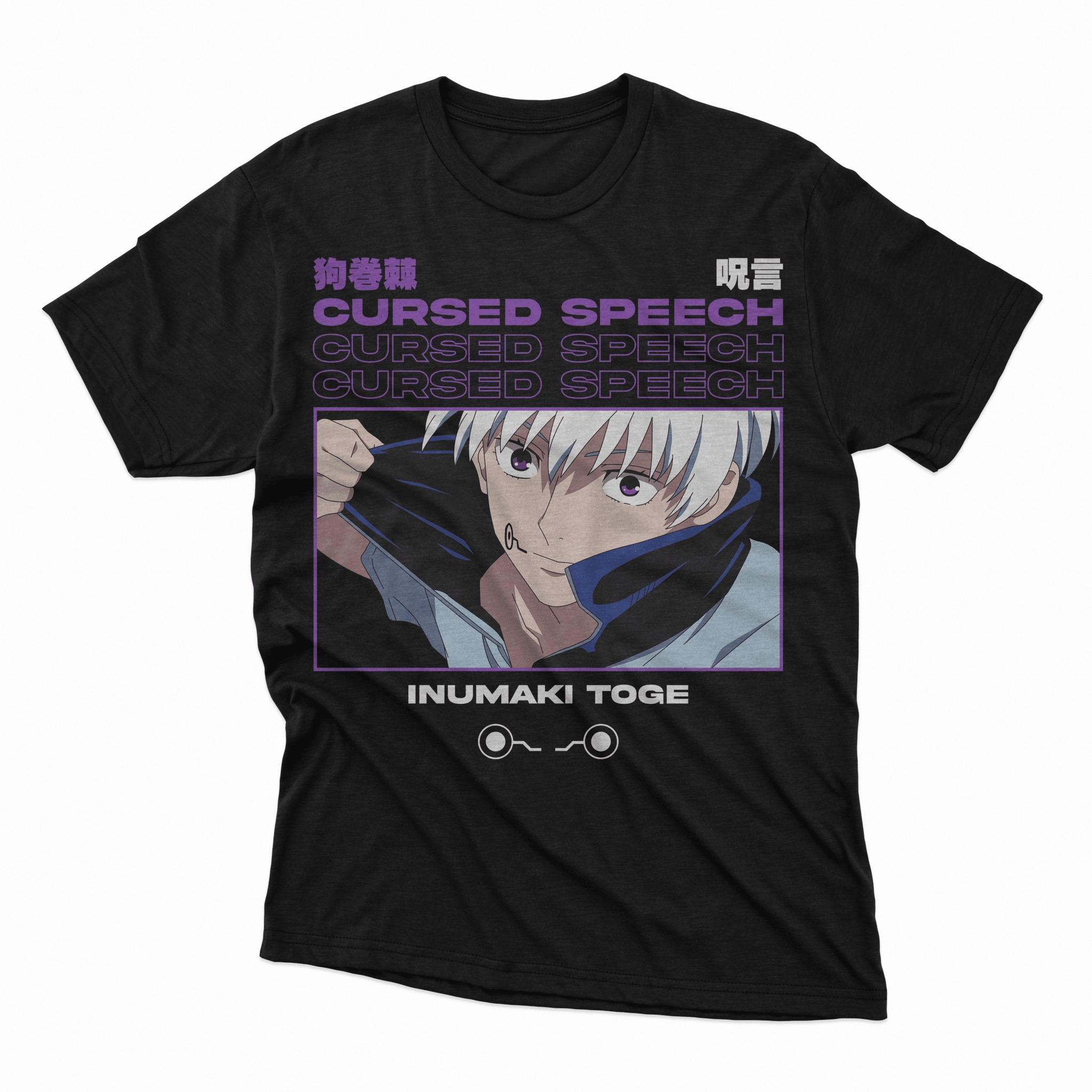 Playera Inumaki Toge - D1 (Corte Overzise y Corte Regular) - Kiracases by Pulso creativo