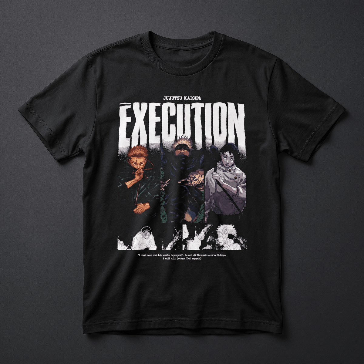 Playera Itadori Megumi y Gojo - Jujutsu Kaisen - Kiracases by Pulso creativo
