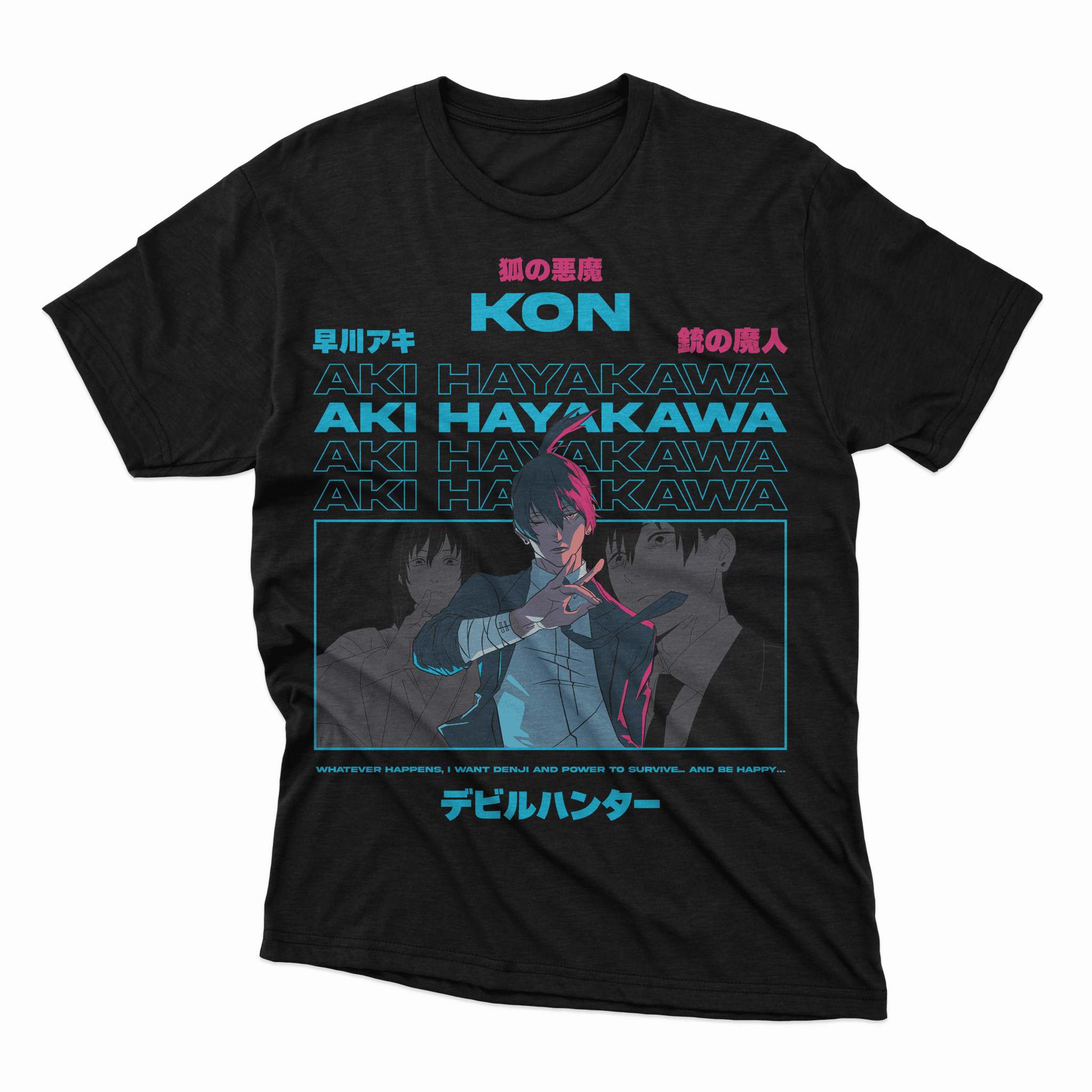 Playera Kon - D1 (Corte Overzise y Corte Regular) - Kiracases by Pulso creativo