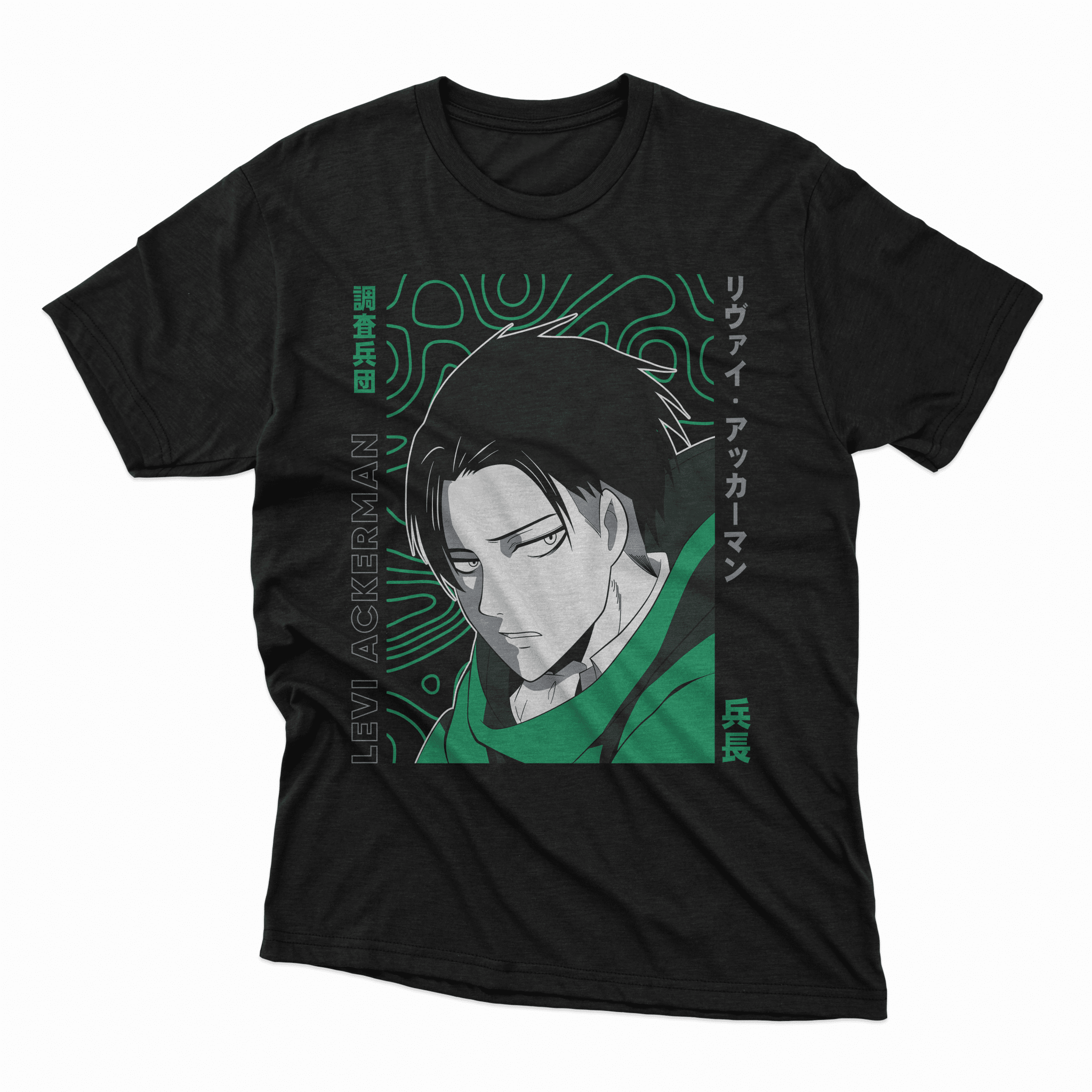 Playera Levi Ackerman - D3 (Corte Regular) - Kiracases by Pulso creativo