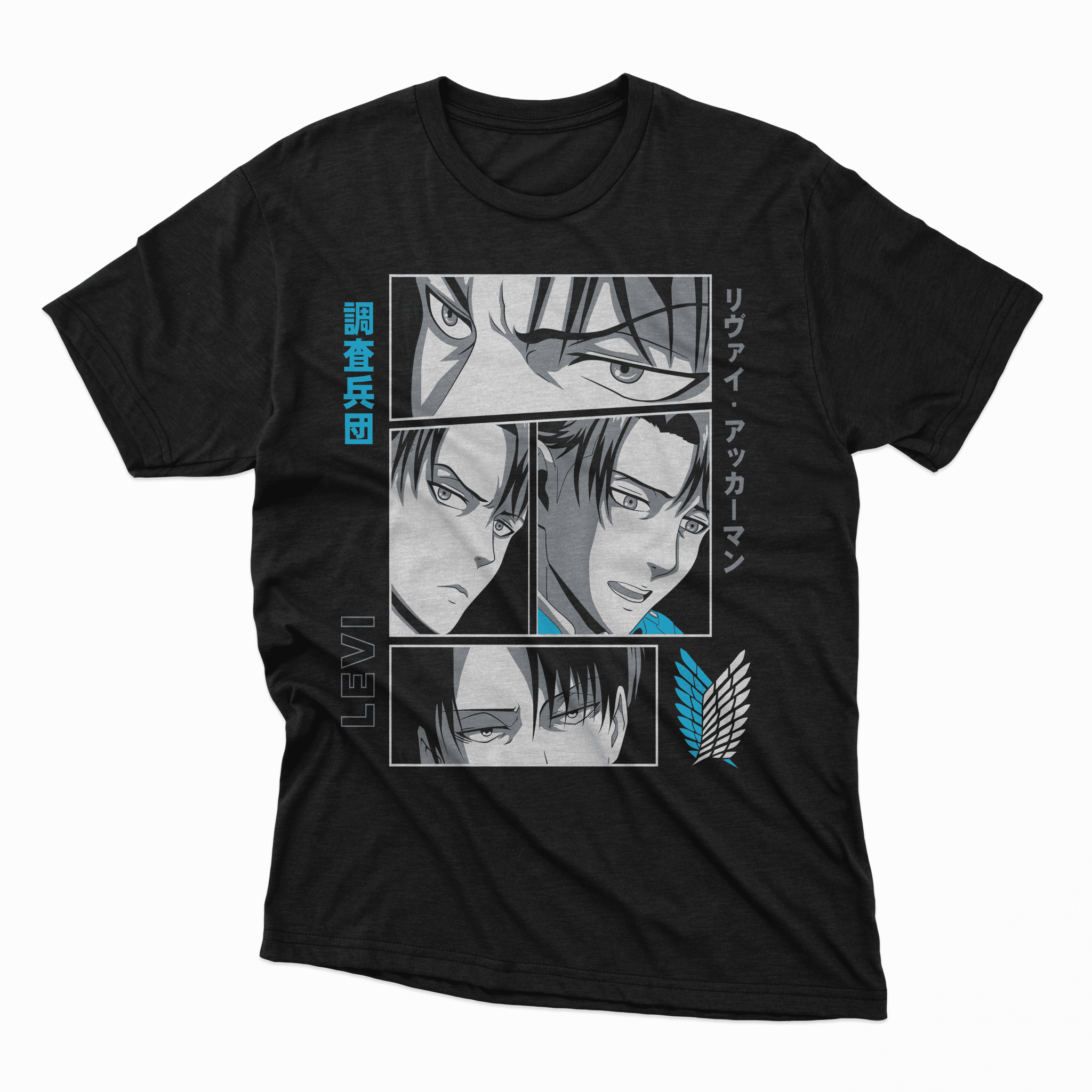 Playera Levi Ackerman - D4 (Corte Regular) - Kiracases by Pulso creativo