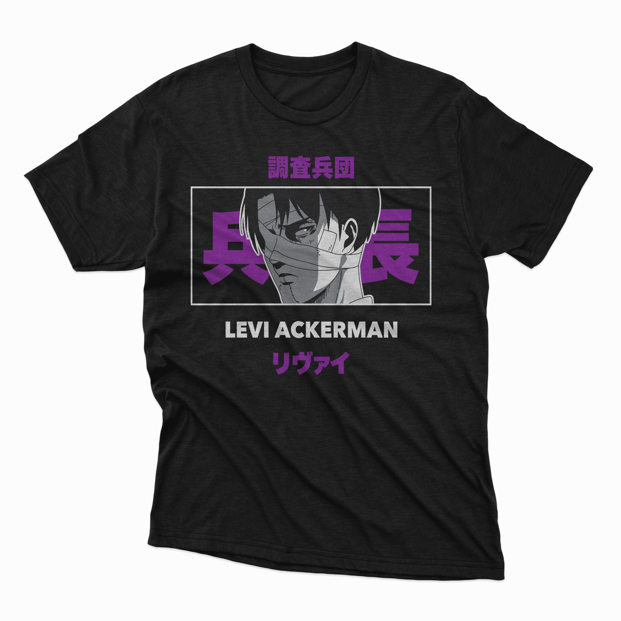 Playera Levi Ackerman - D5 (Corte Regular) - Kiracases by Pulso creativo