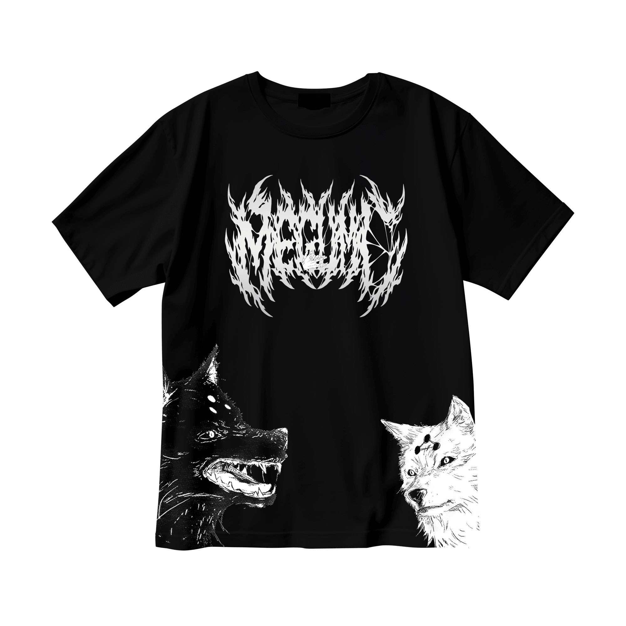 Playera Lobos Megumi - JJK Corte Regular - Kiracases by Pulso creativo