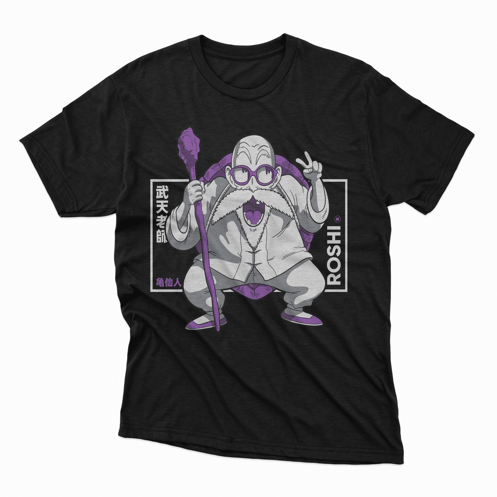Playera Maestro Roshi - D2 Corte Regular - Kiracases by Pulso creativo