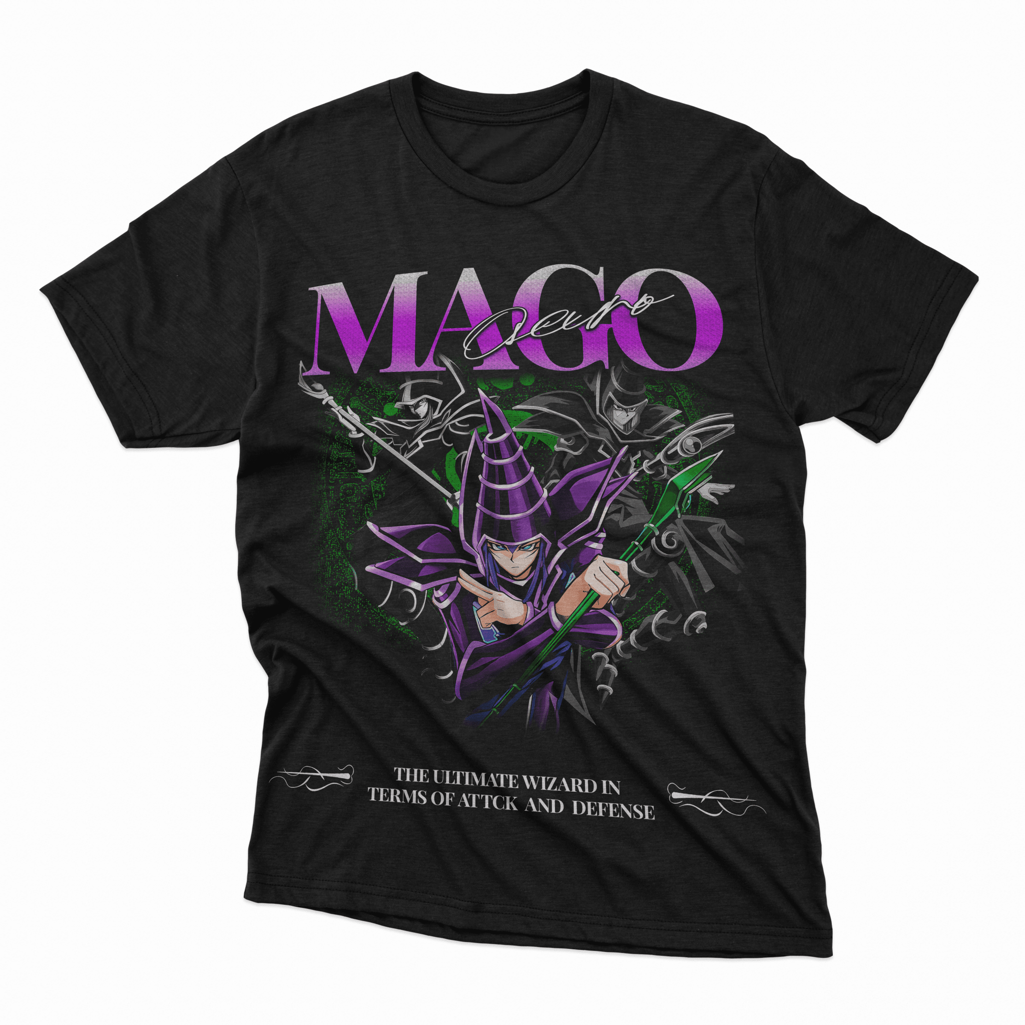 Playera Mago Oscuro - YuGi Oh! Corte Regular - Kiracases by Pulso creativo