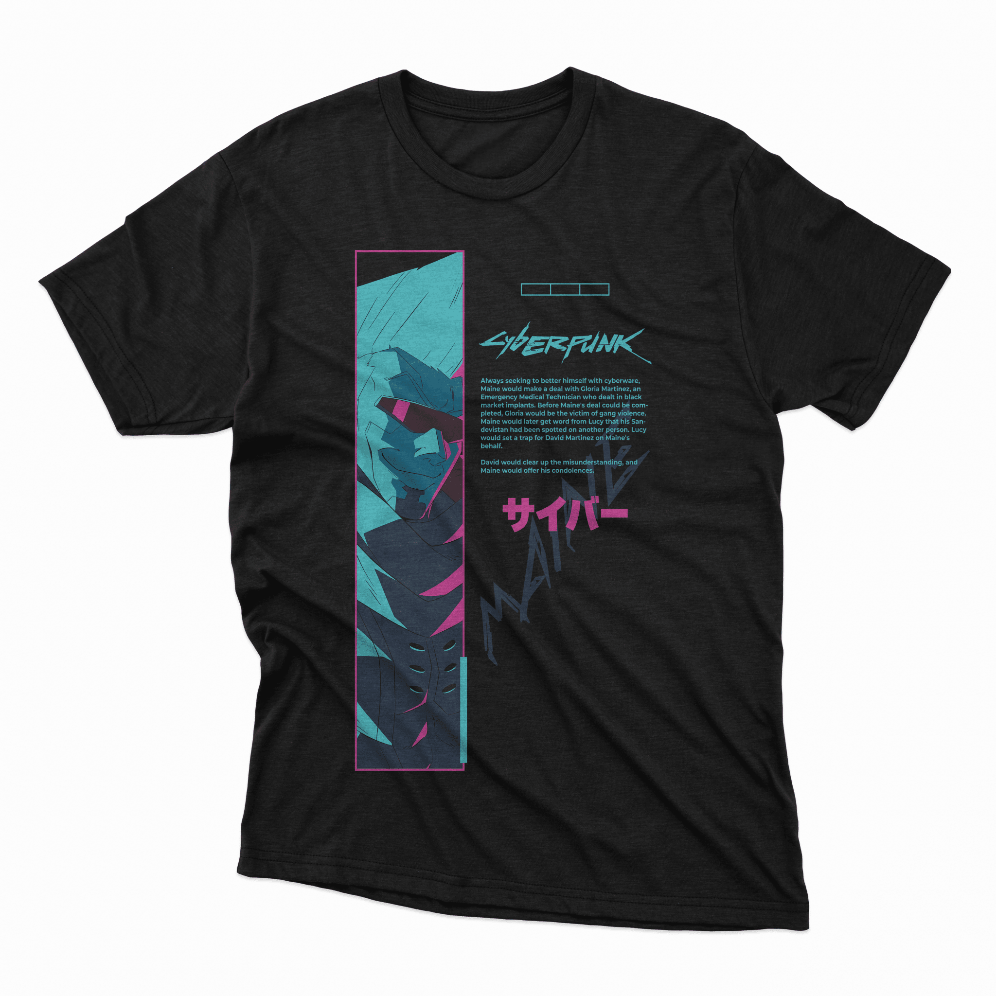 Playera Maine - D1 Corte Regular - Kiracases by Pulso creativo
