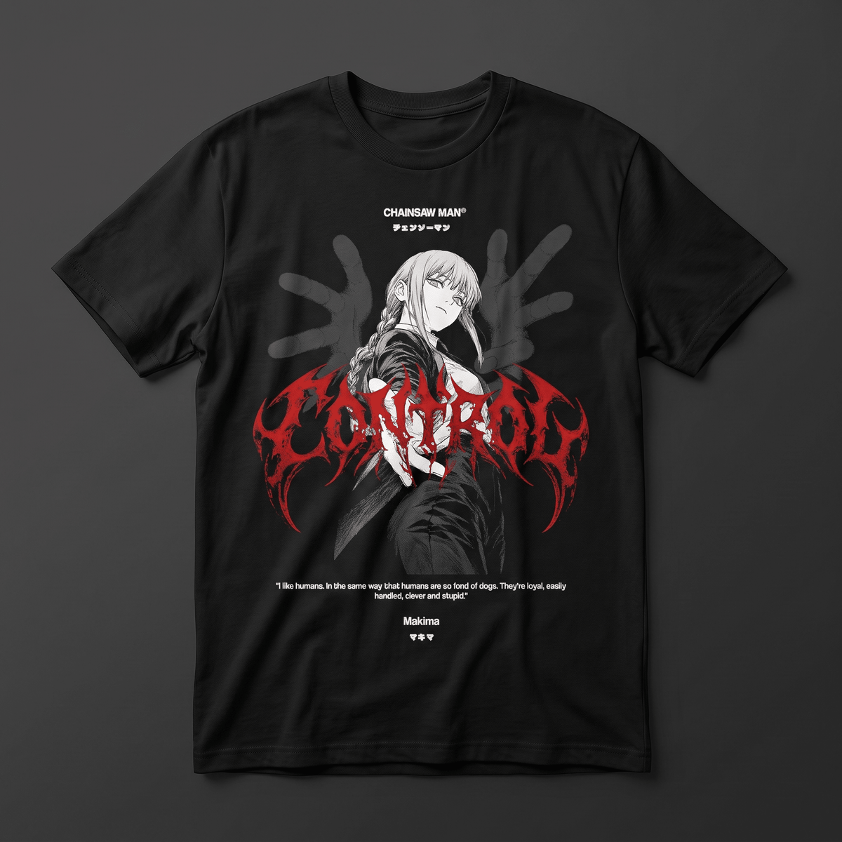 Playera Makima - Chainsaw Man Diseño 1 - Kiracases by Pulso creativo