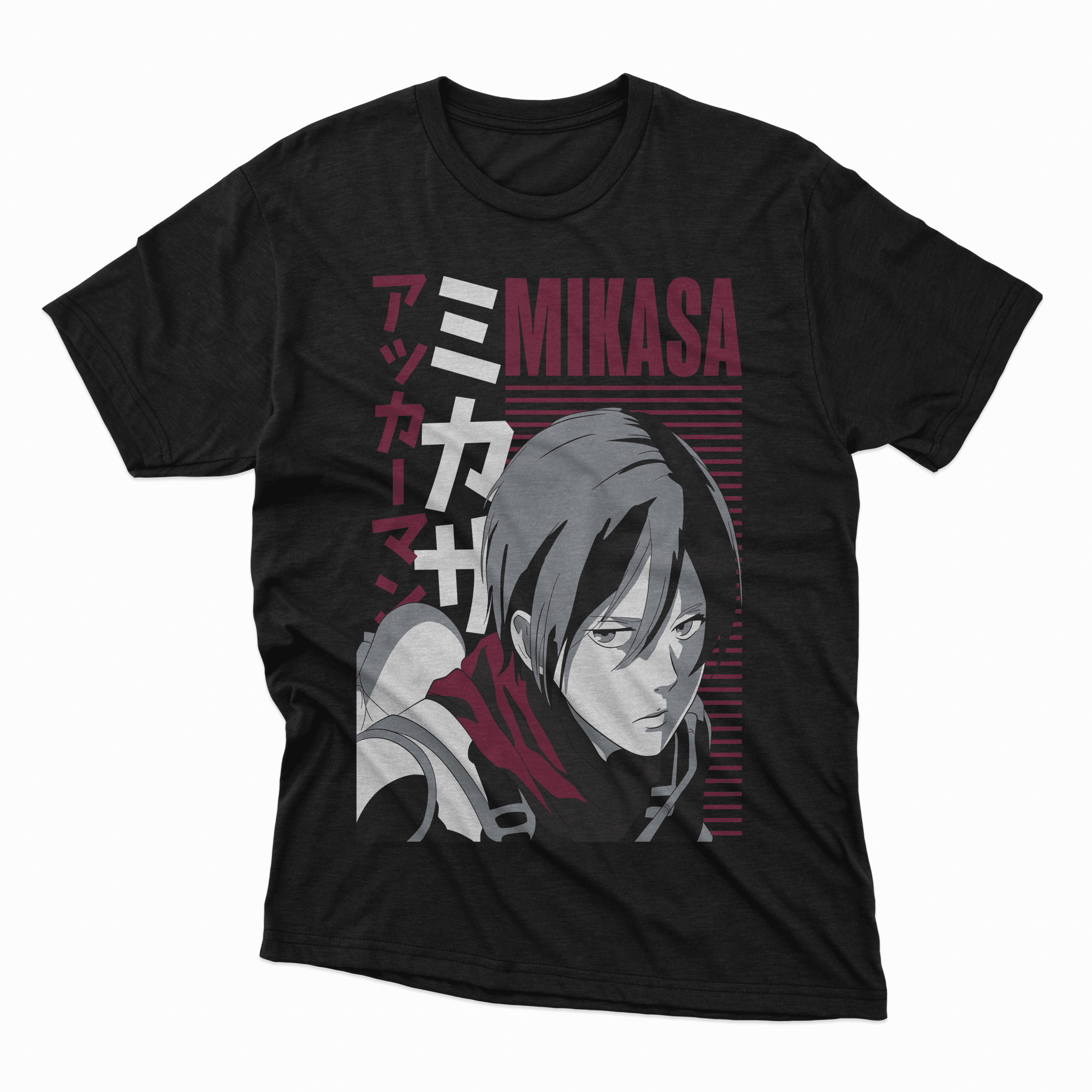 Playera Mikasa - D1 (Corte Regular) - Kiracases by Pulso creativo