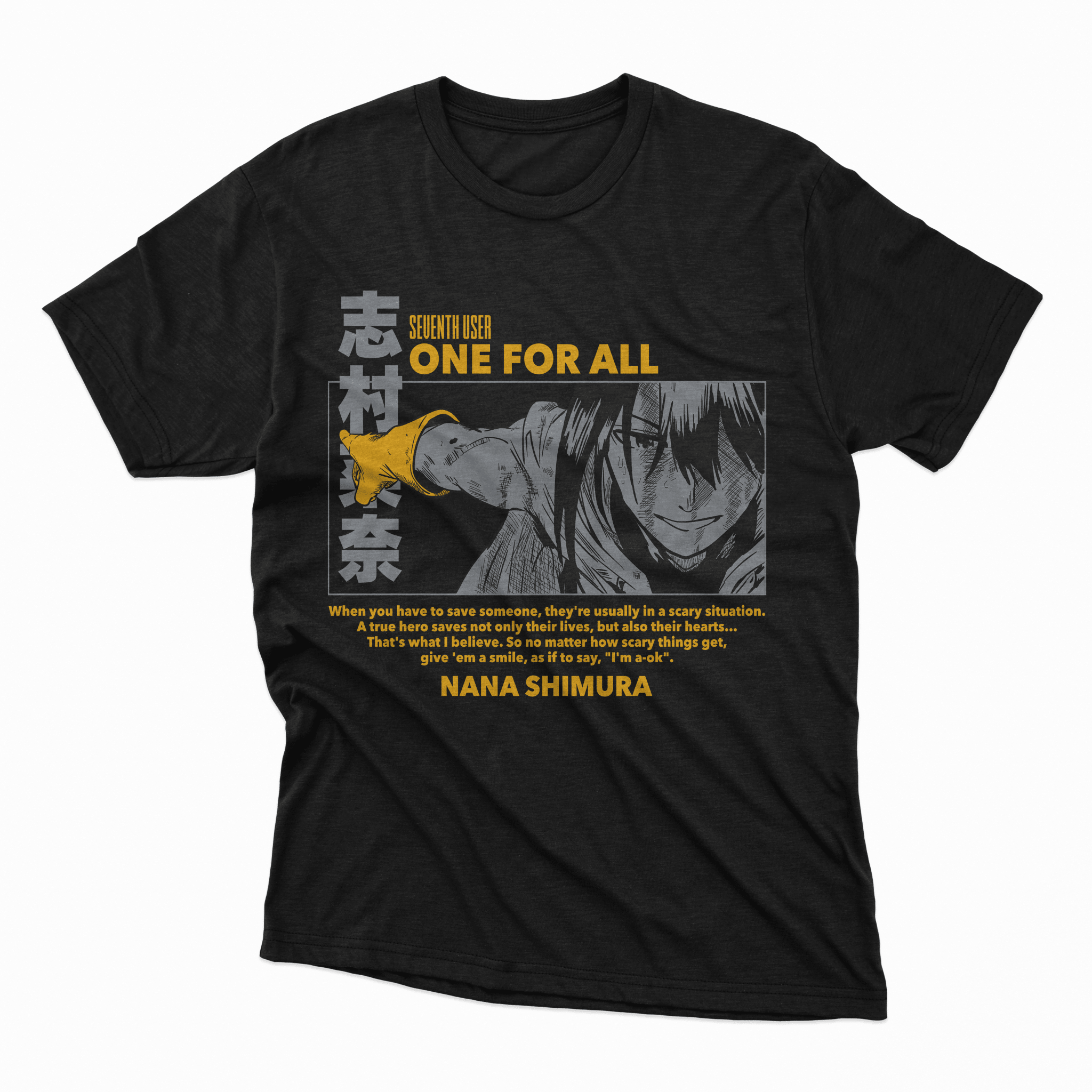 Playera Nana Shimura - D1 Corte Regular - Kiracases by Pulso creativo