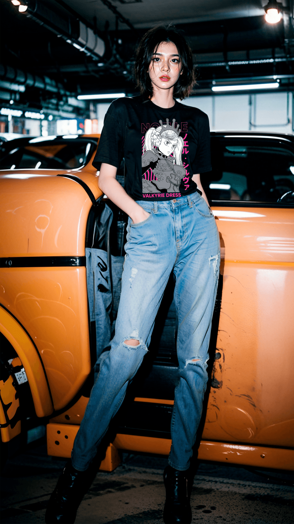 Playera Noelle - D1 (Corte Overzise y Corte Regular) - Kiracases by Pulso creativo
