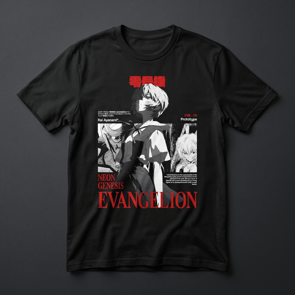 Playera Rei Ayanami - Evangelion - Kiracases by Pulso creativo
