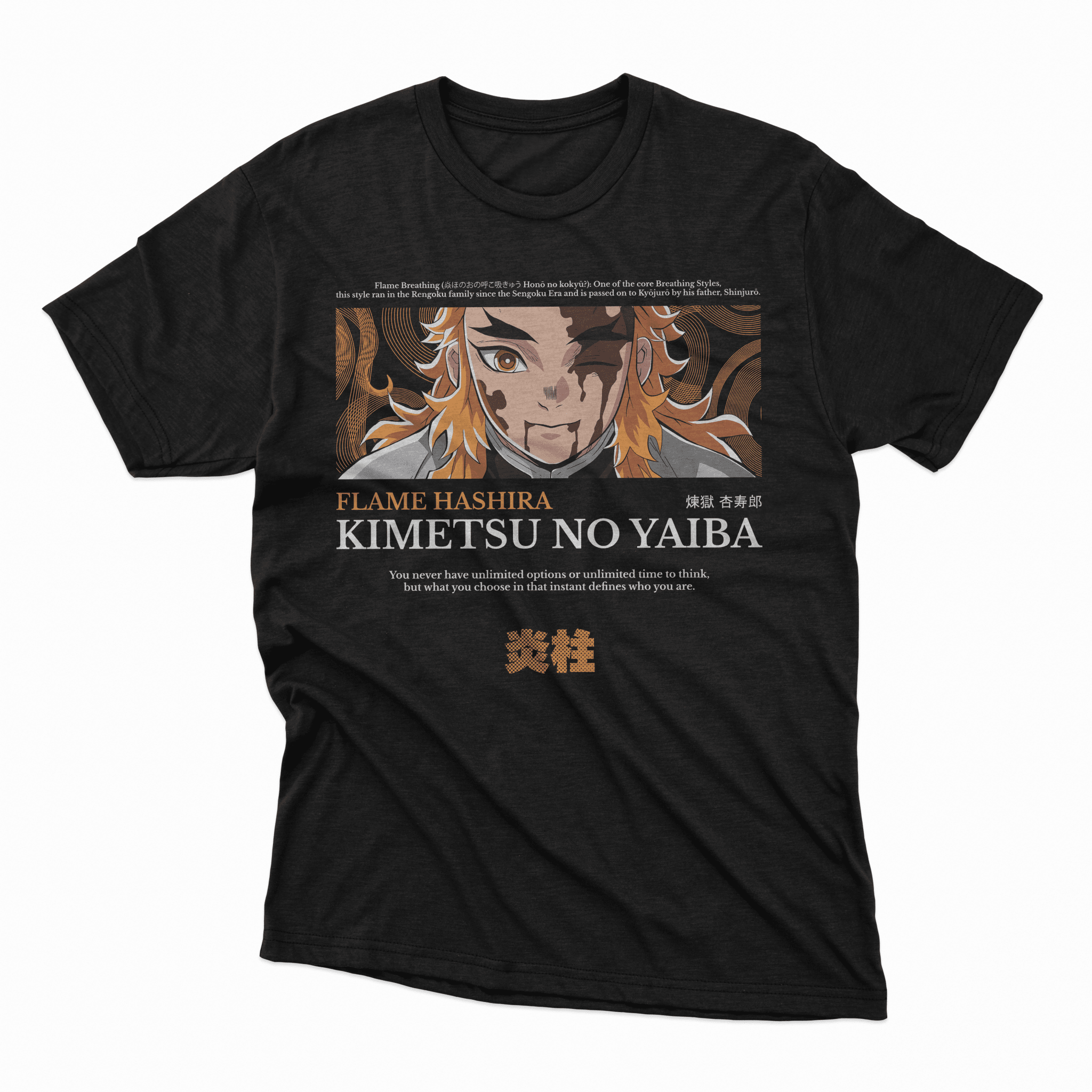 Playera Rengoku - D2 Corte Regular - Kiracases by Pulso creativo