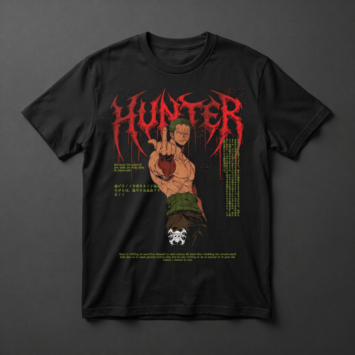 Playera Roronoa Zoro - One Piece Diseño 1 - Kiracases by Pulso creativo