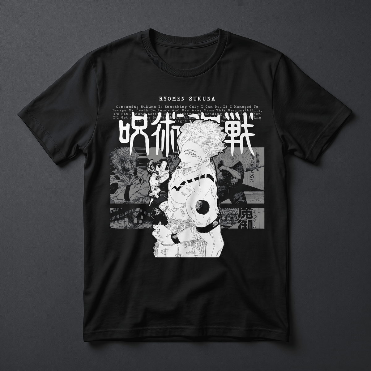 Playera Ryomen Sukuna - D7 Corte Regular - Kiracases by Pulso creativo