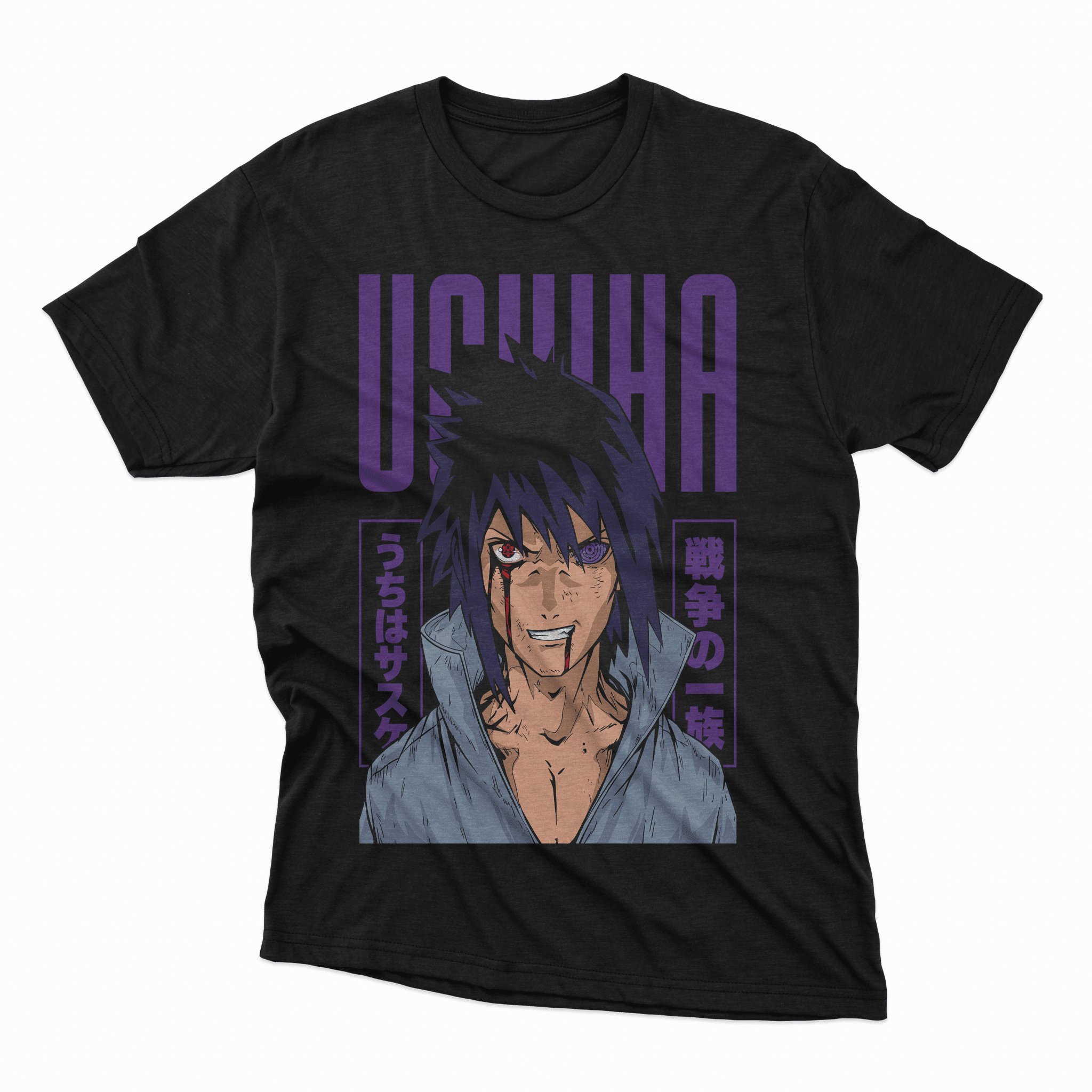 Playera Sasuke - D2 (Corte Regular) - Kiracases by Pulso creativo