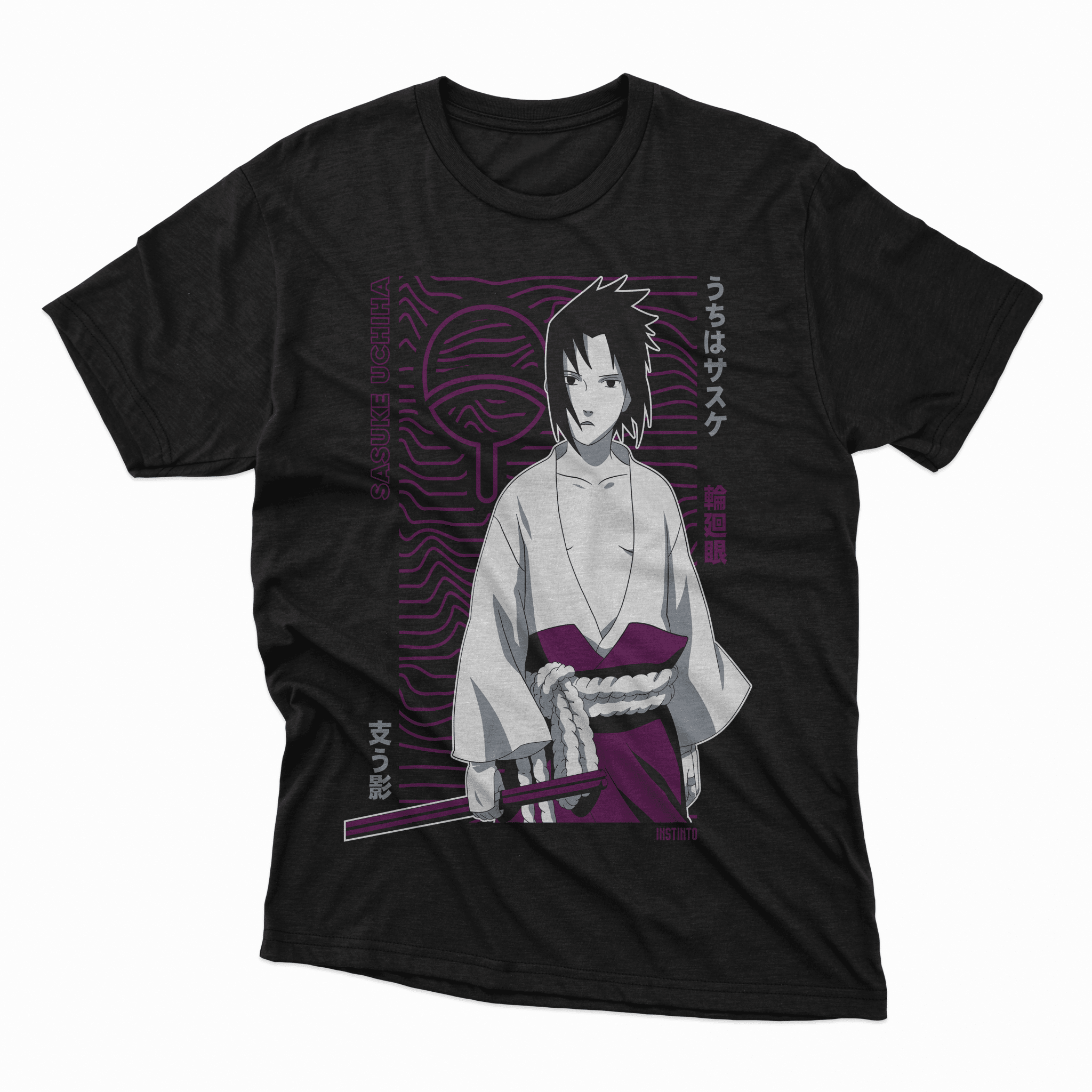 Playera Sasuke - D4 (Corte Regular) - Kiracases by Pulso creativo