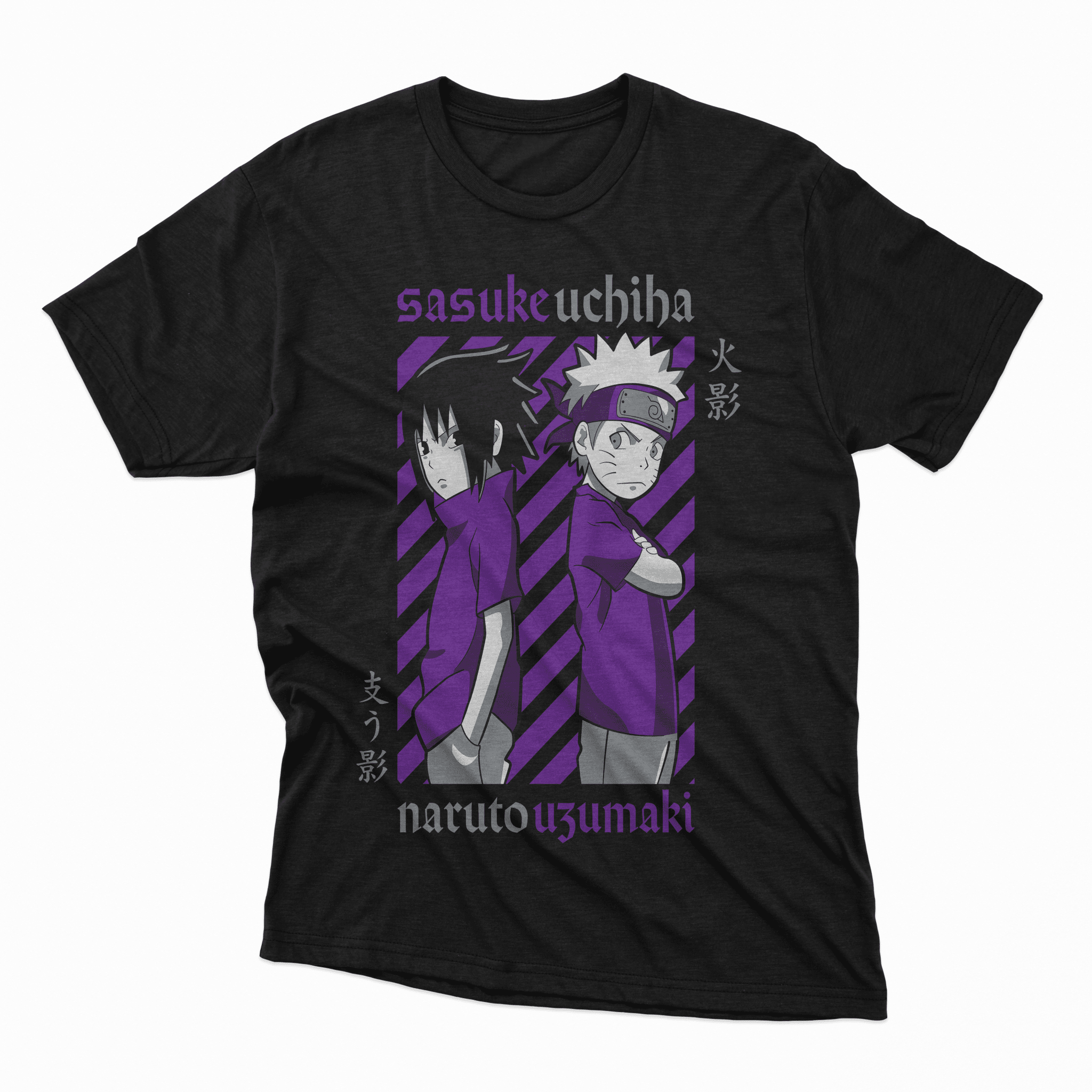 Playera Sasuke x Naruto - D1 (Corte Regular) - Kiracases by Pulso creativo