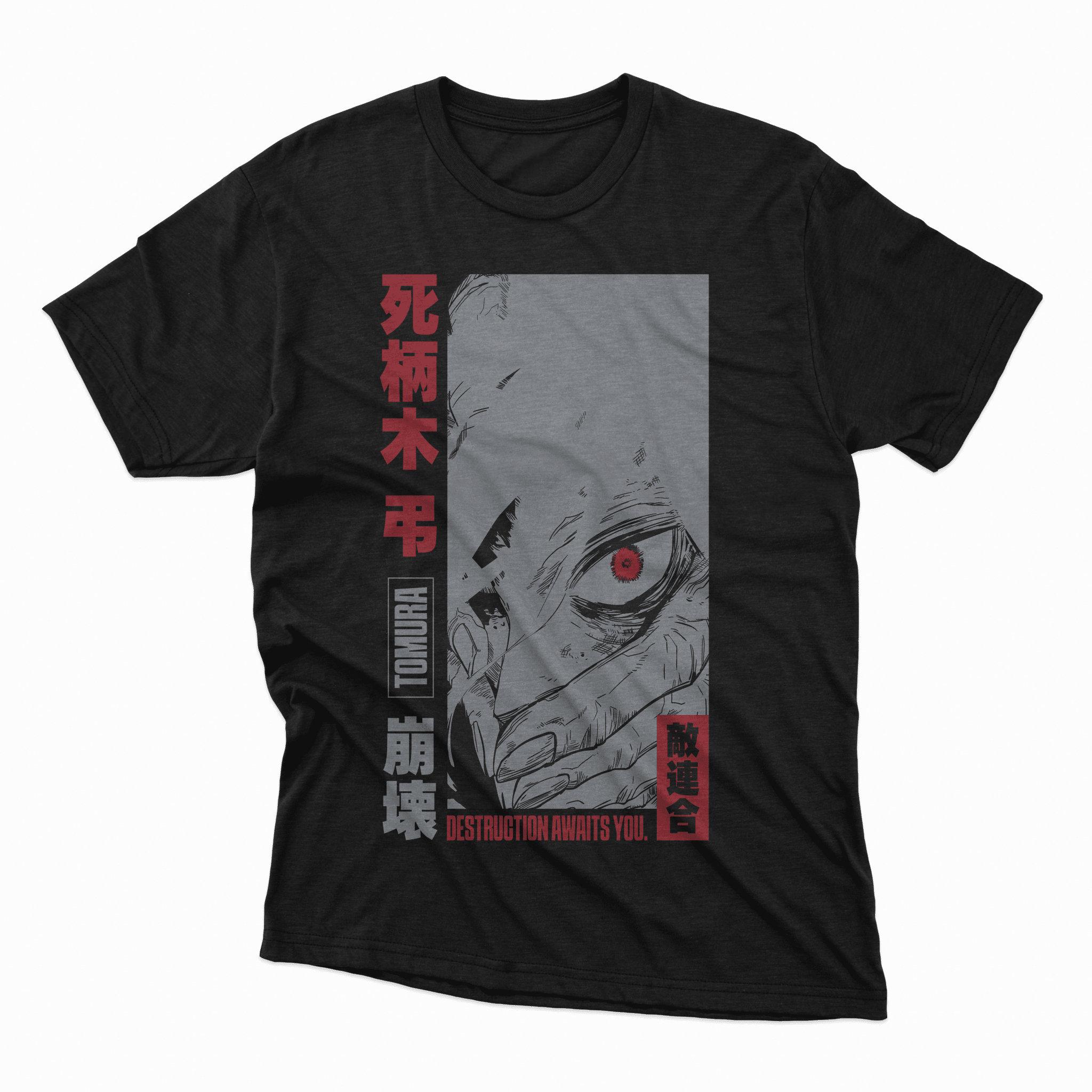 Playera Shigaraki - D1 Corte Regular - Kiracases by Pulso creativo