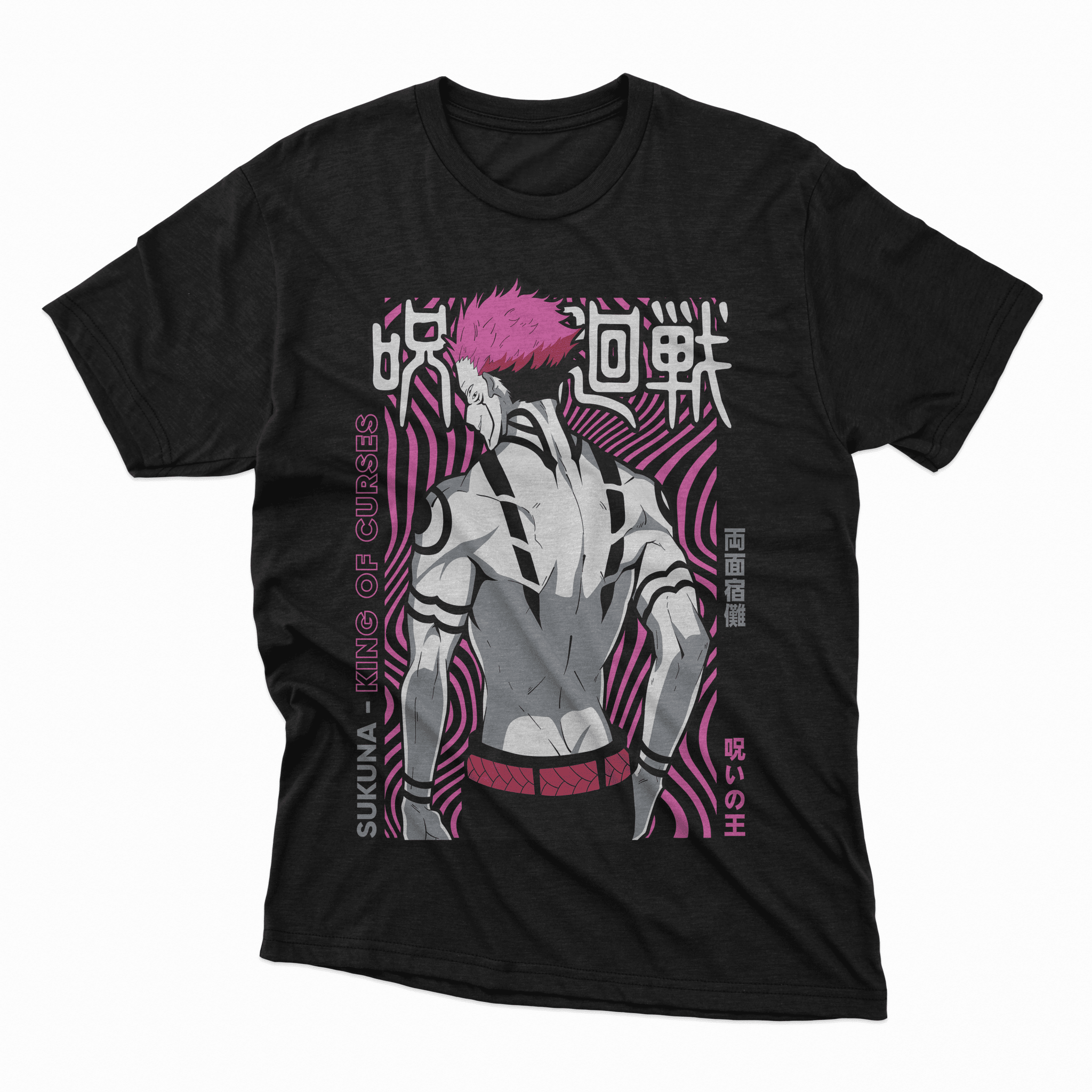 Playera Sukuna - D5 Corte Regular - Kiracases by Pulso creativo