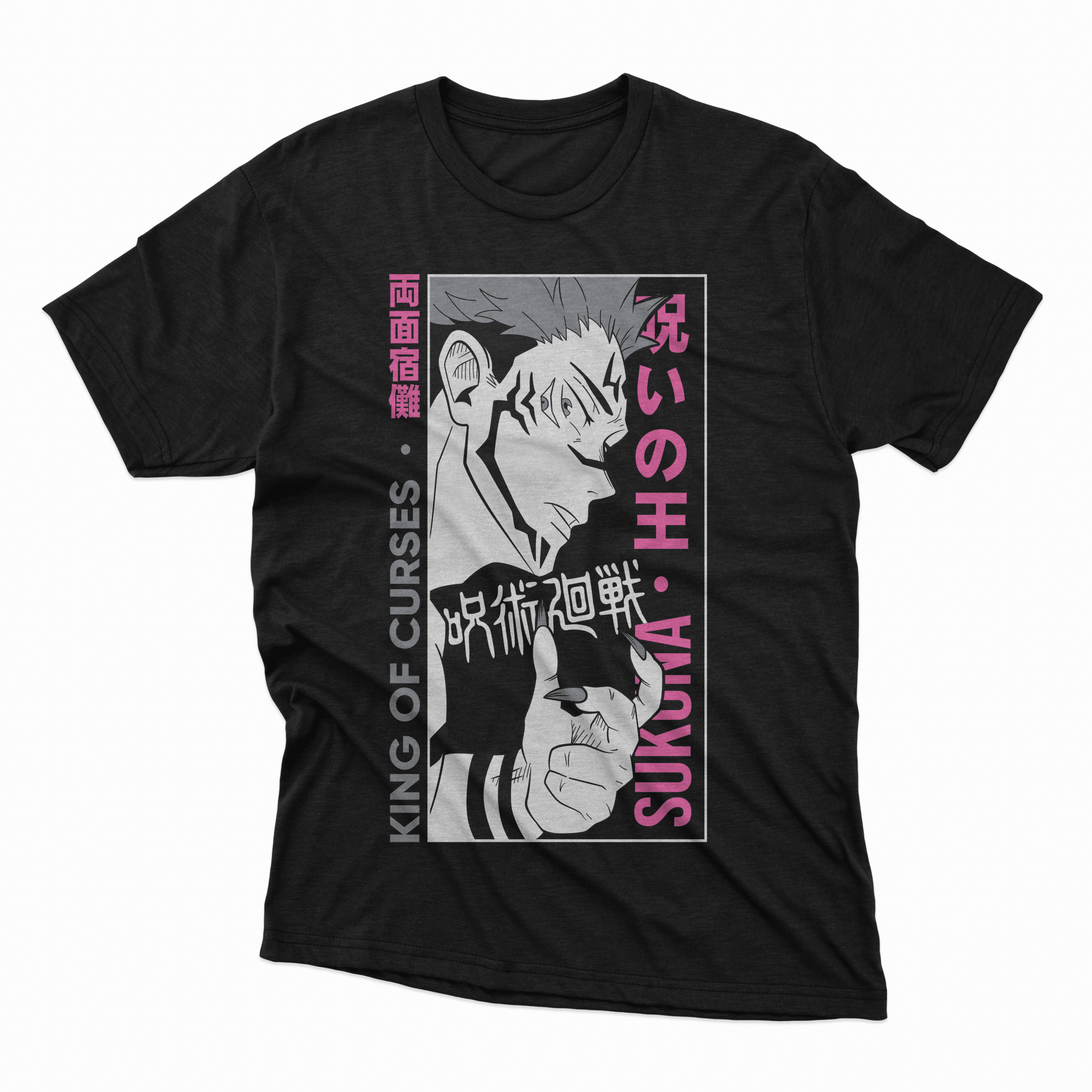 Playera Sukuna - D6 Corte Regular - Kiracases by Pulso creativo