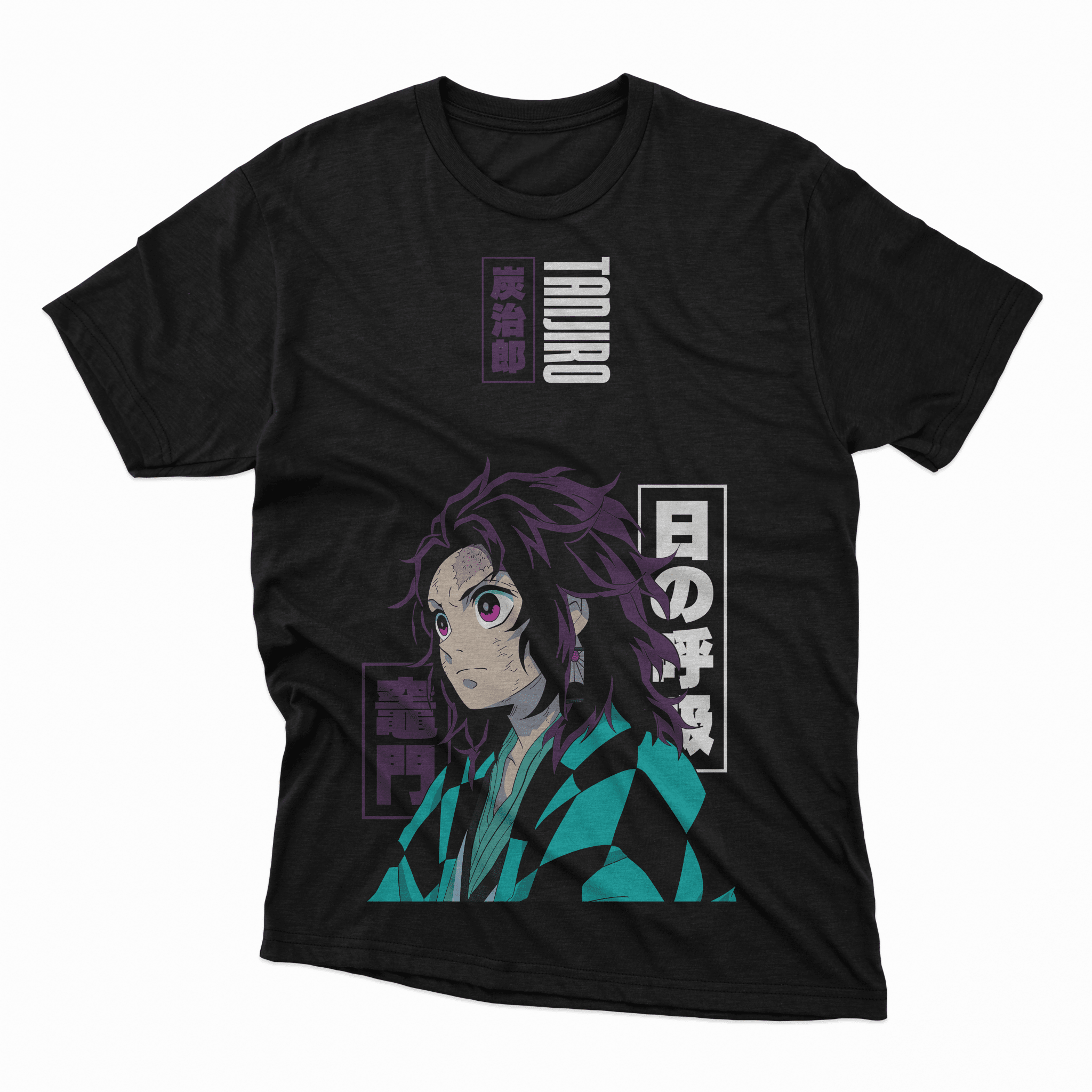 Playera Tanjiro - D1 (Corte Overzise y Corte Regula) - Kiracases by Pulso creativo