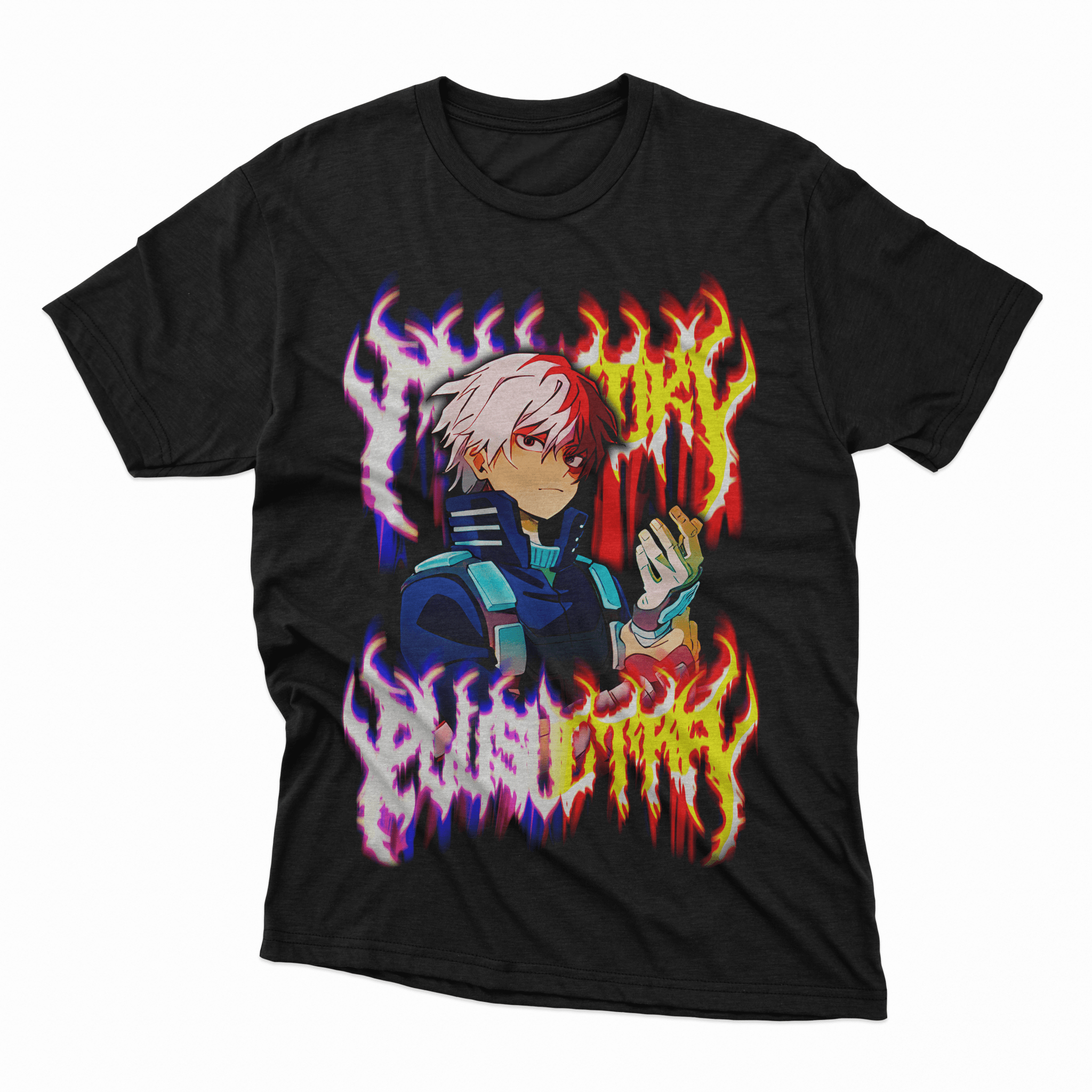 Playera Todoroki - D2 Corte Regular - Kiracases by Pulso creativo
