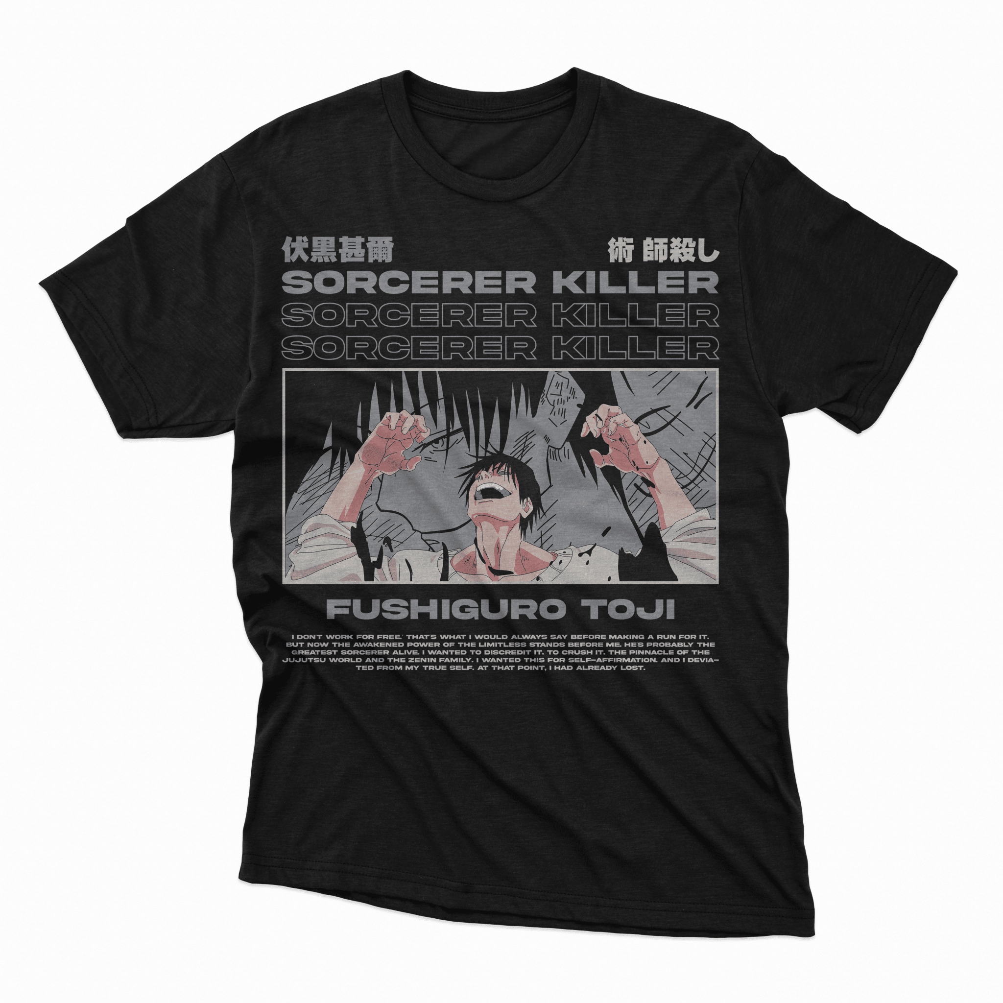 Playera Toji - D1 (Corte Overzise y Corte Regula) - Kiracases by Pulso creativo
