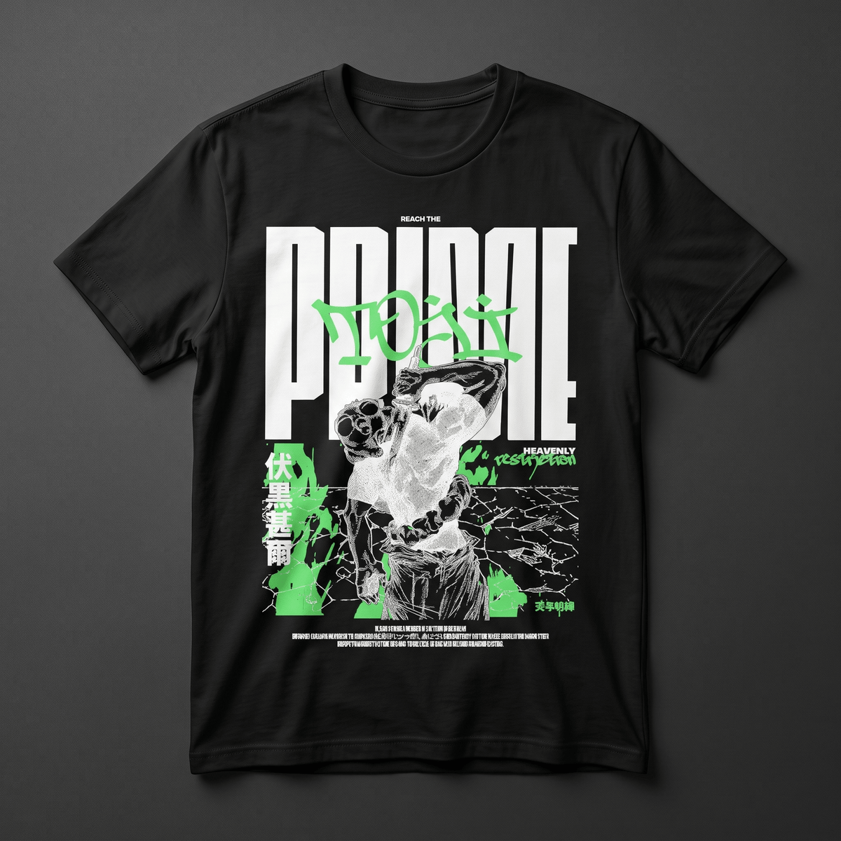 Playera Toji Fushiguro - Jujutsu Kaisen Diseño 3 - Kiracases by Pulso creativo