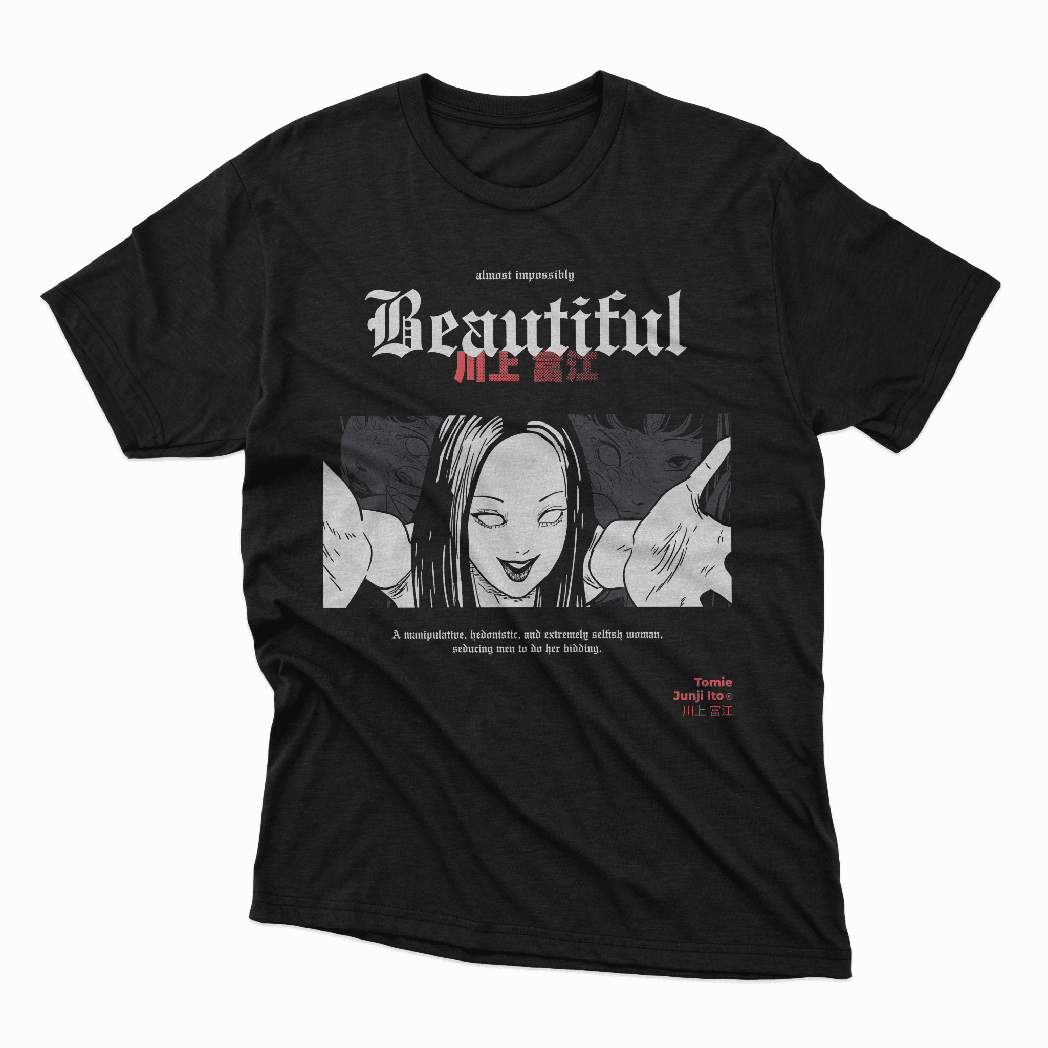 Playera Tomie - D1 Corte Regular - Kiracases by Pulso creativo