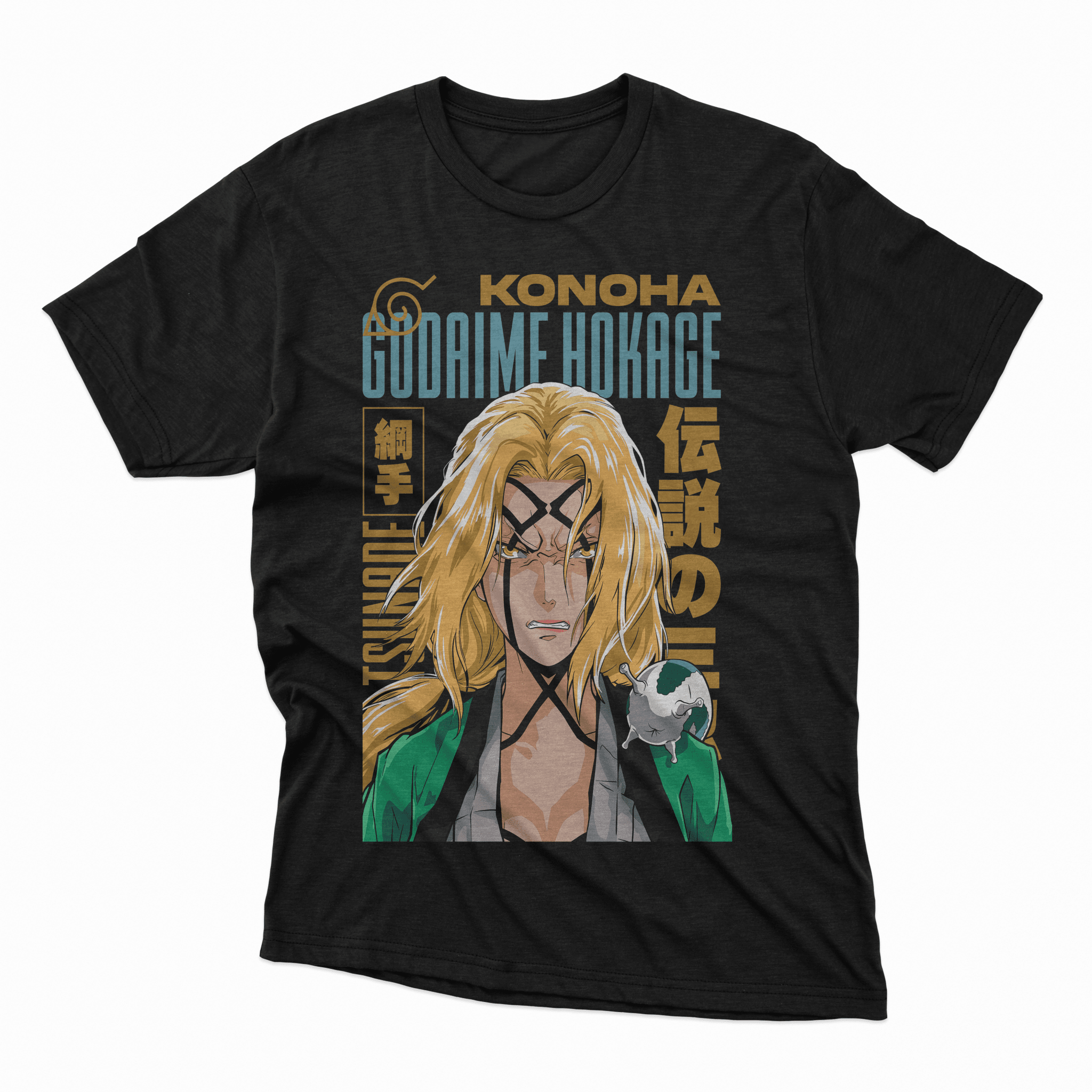 Playera Tsunade - D2 (Corte Regular) - Kiracases by Pulso creativo