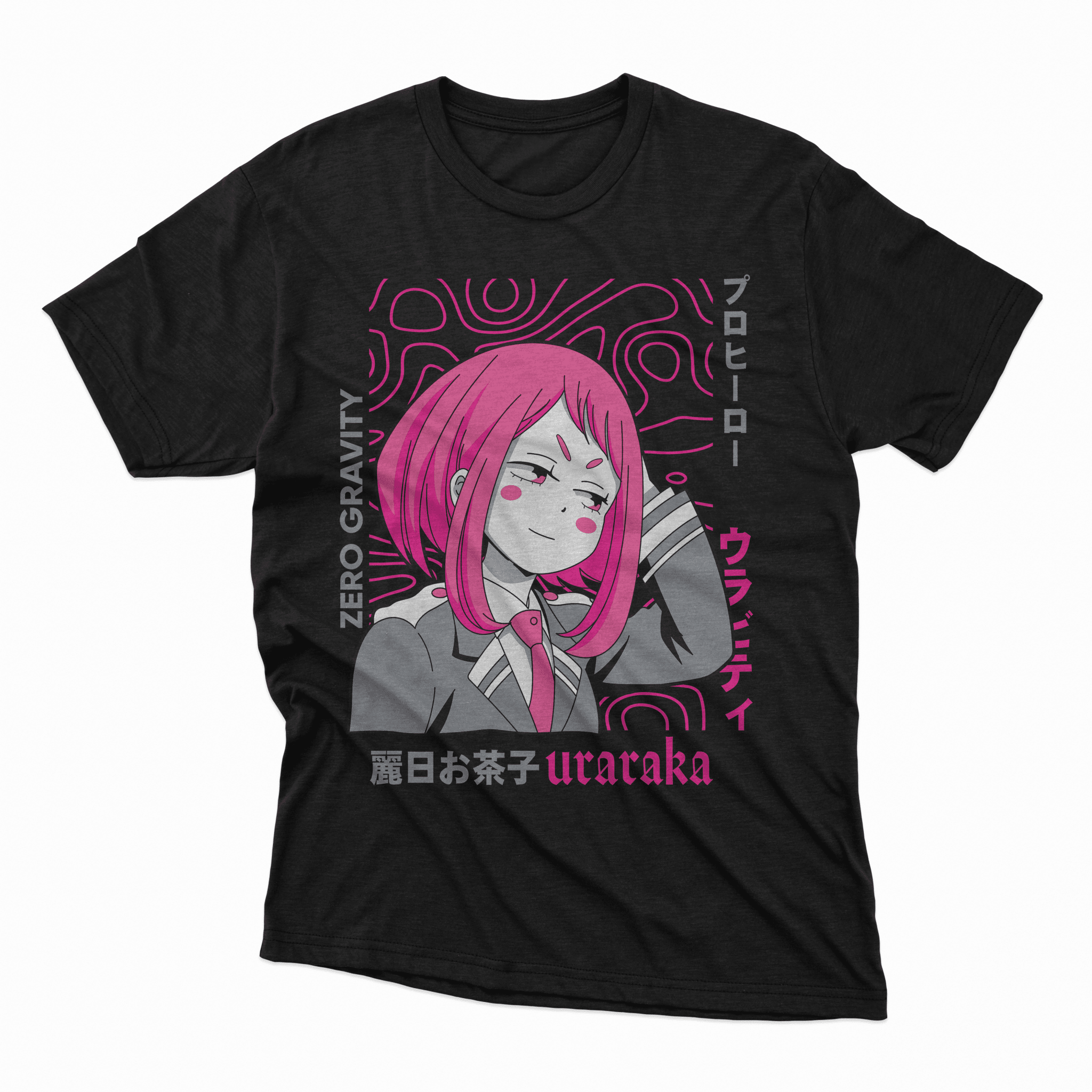 Playera Uraraka - D1 Corte Regular - Kiracases by Pulso creativo